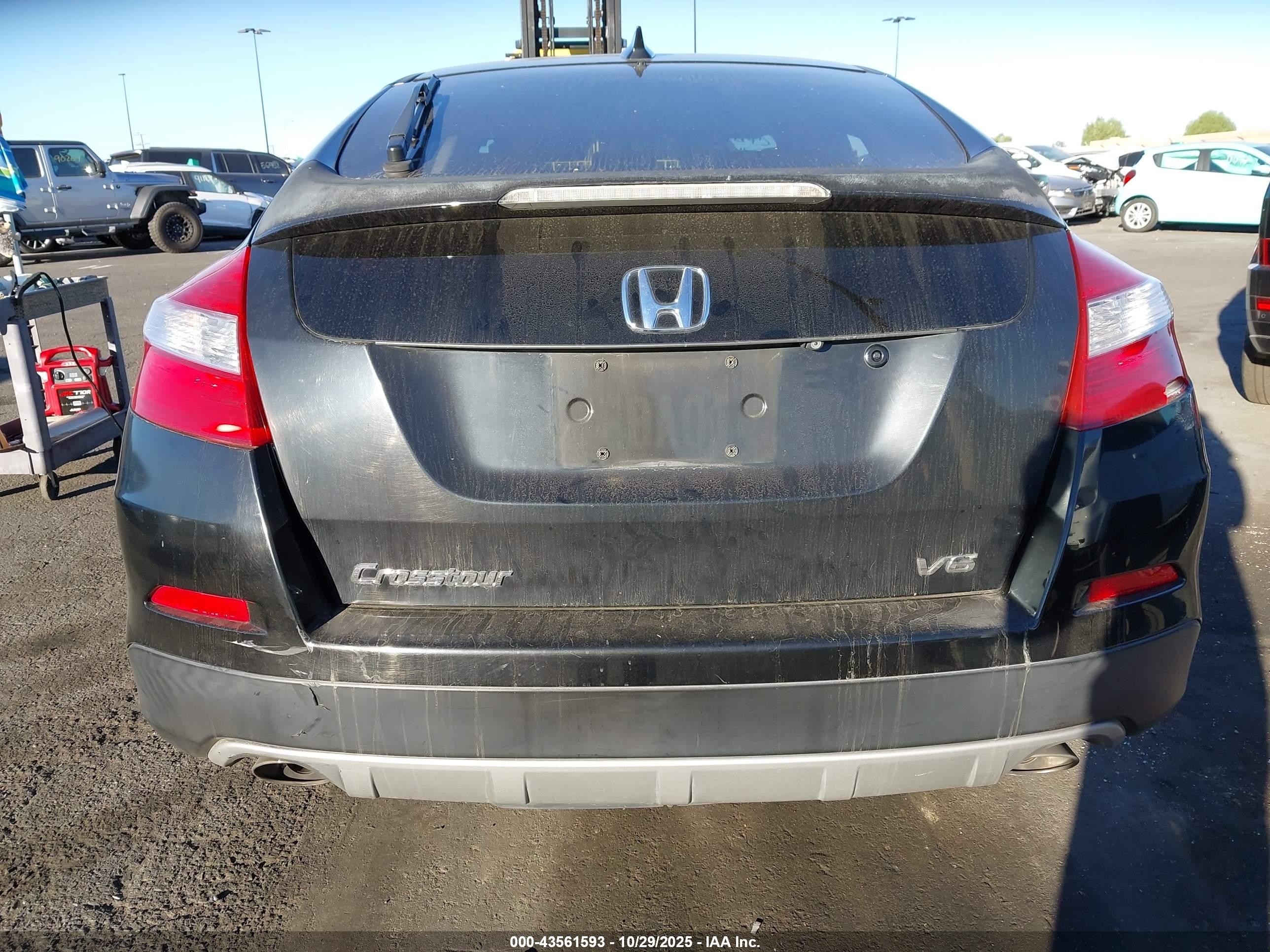 2013 Honda Crosstour Ex V6 Black vin: 5J6TF1H34DL002994