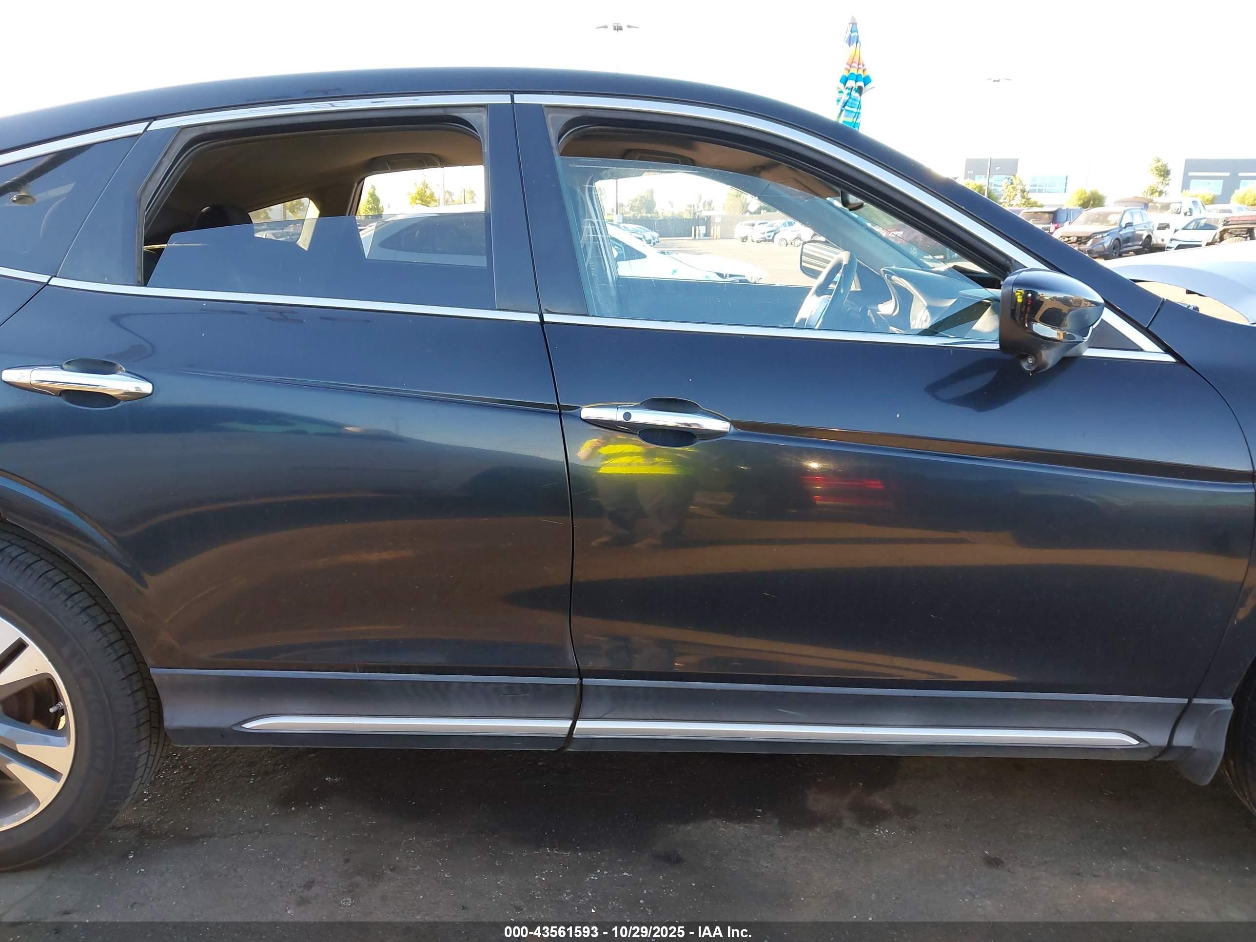 2013 Honda Crosstour Ex V6 Black vin: 5J6TF1H34DL002994