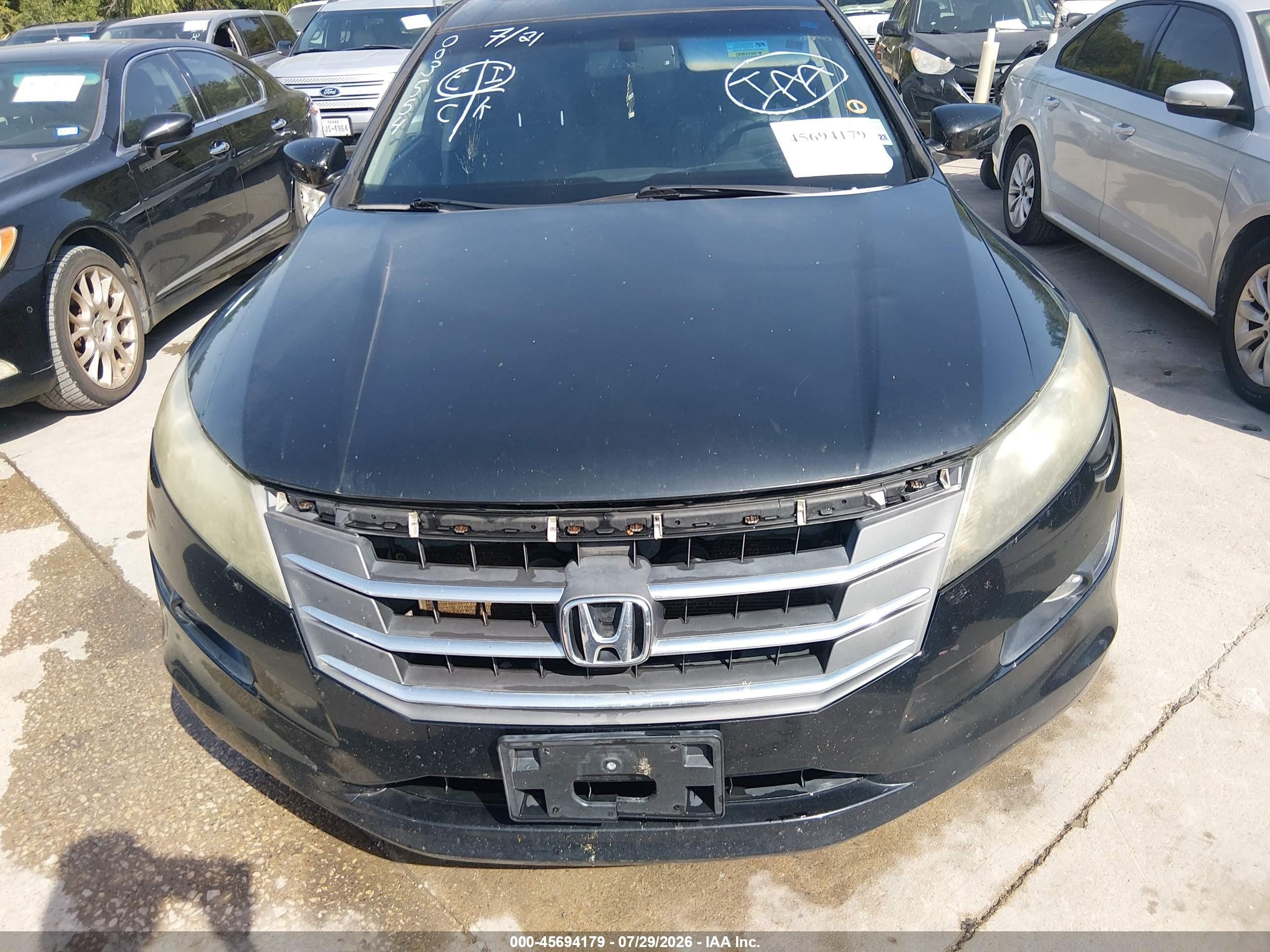 2012 Honda Crosstour Ex Black vin: 5J6TF1H35CL003554