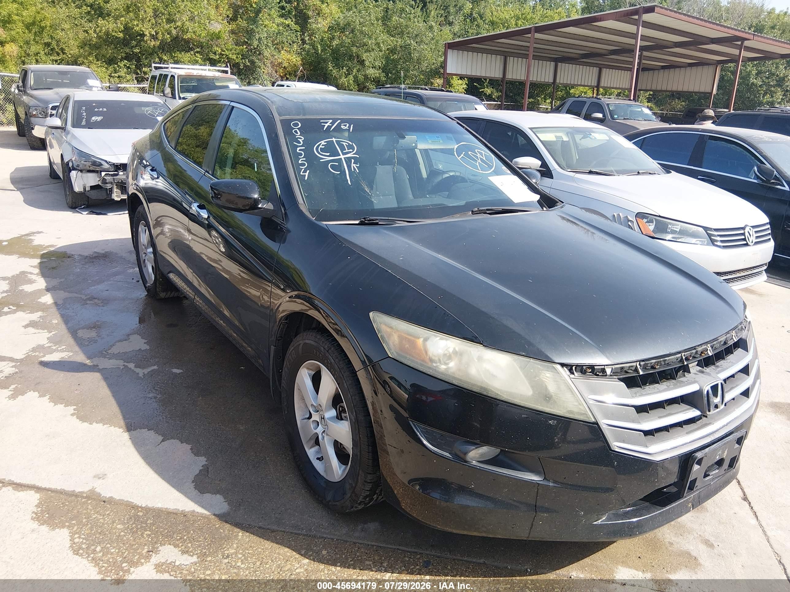 2012 Honda Crosstour Ex Black vin: 5J6TF1H35CL003554