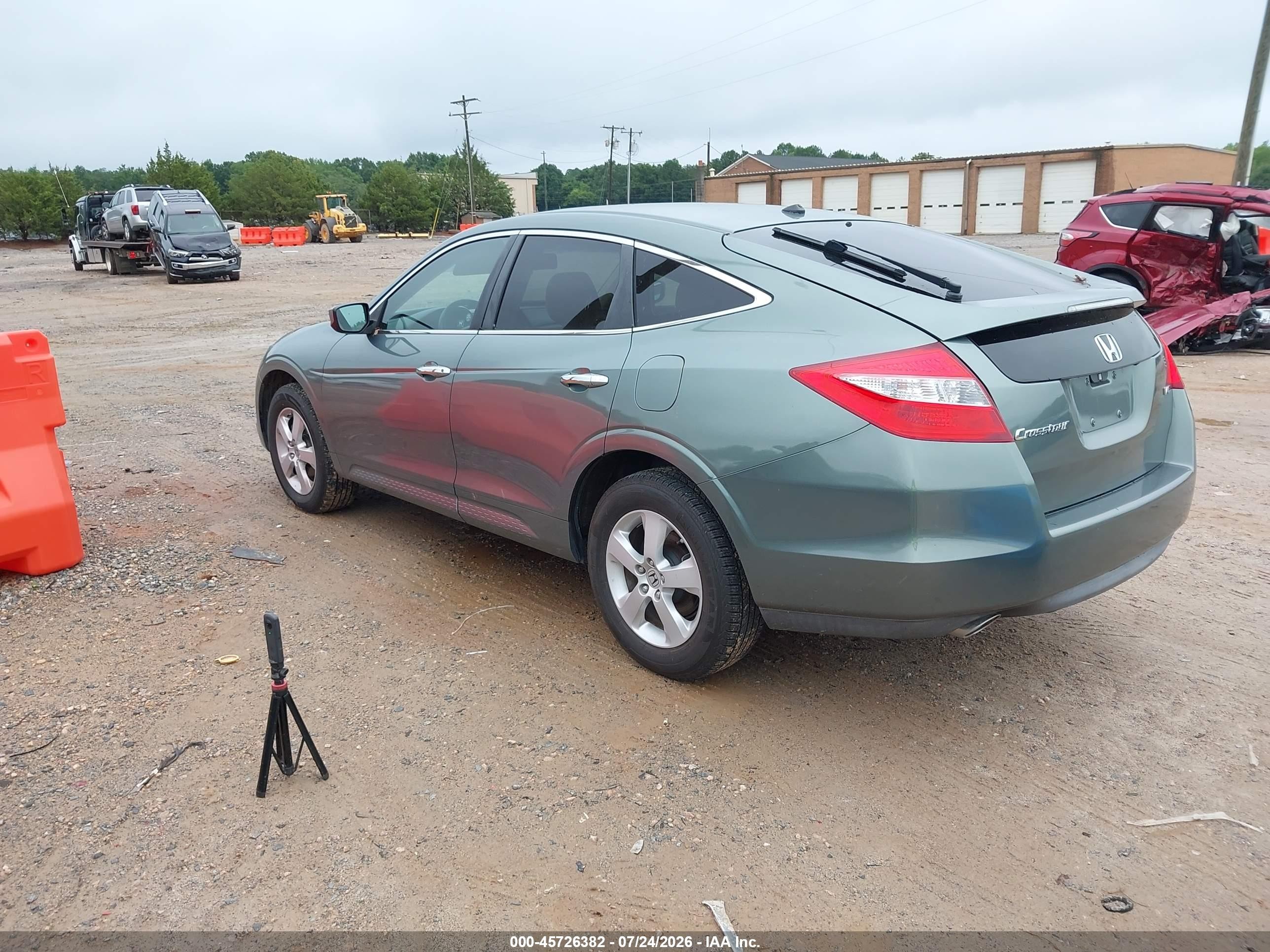 2012 Honda Crosstour Ex Зеленый vin: 5J6TF1H36CL001053