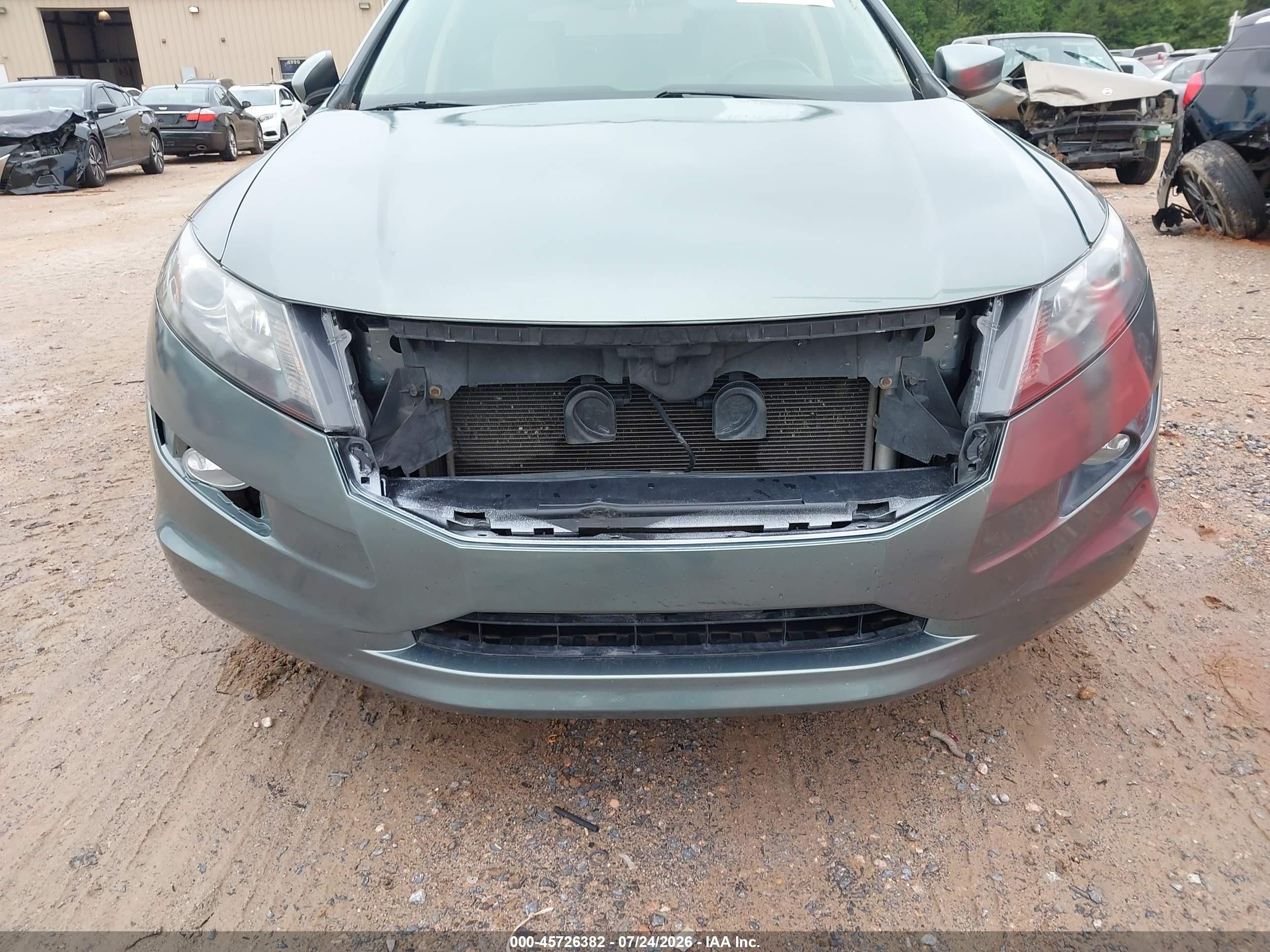 2012 Honda Crosstour Ex Зеленый vin: 5J6TF1H36CL001053