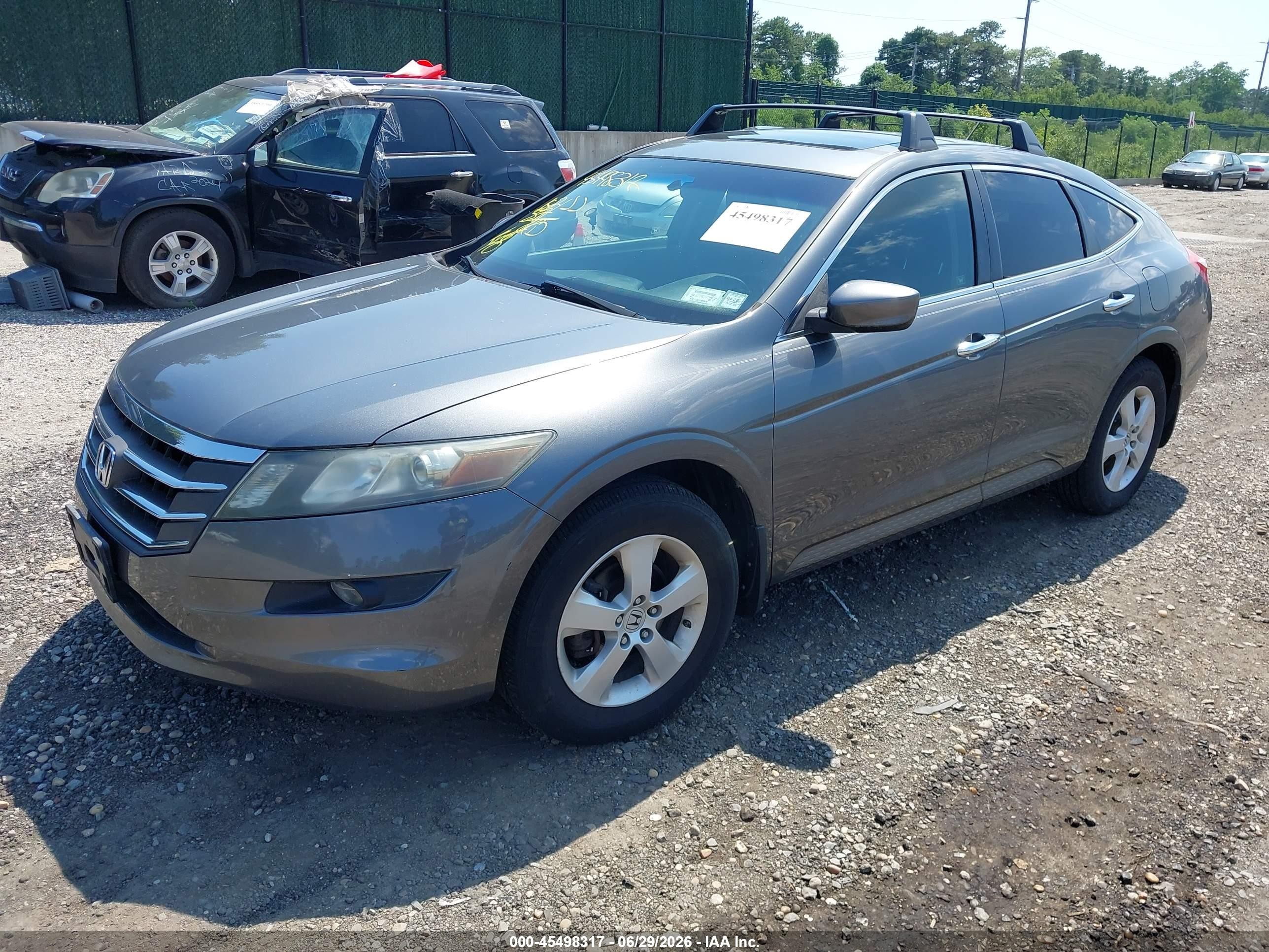 2010 Honda Accord Crosstour Ex Gray vin: 5J6TF1H38AL000726