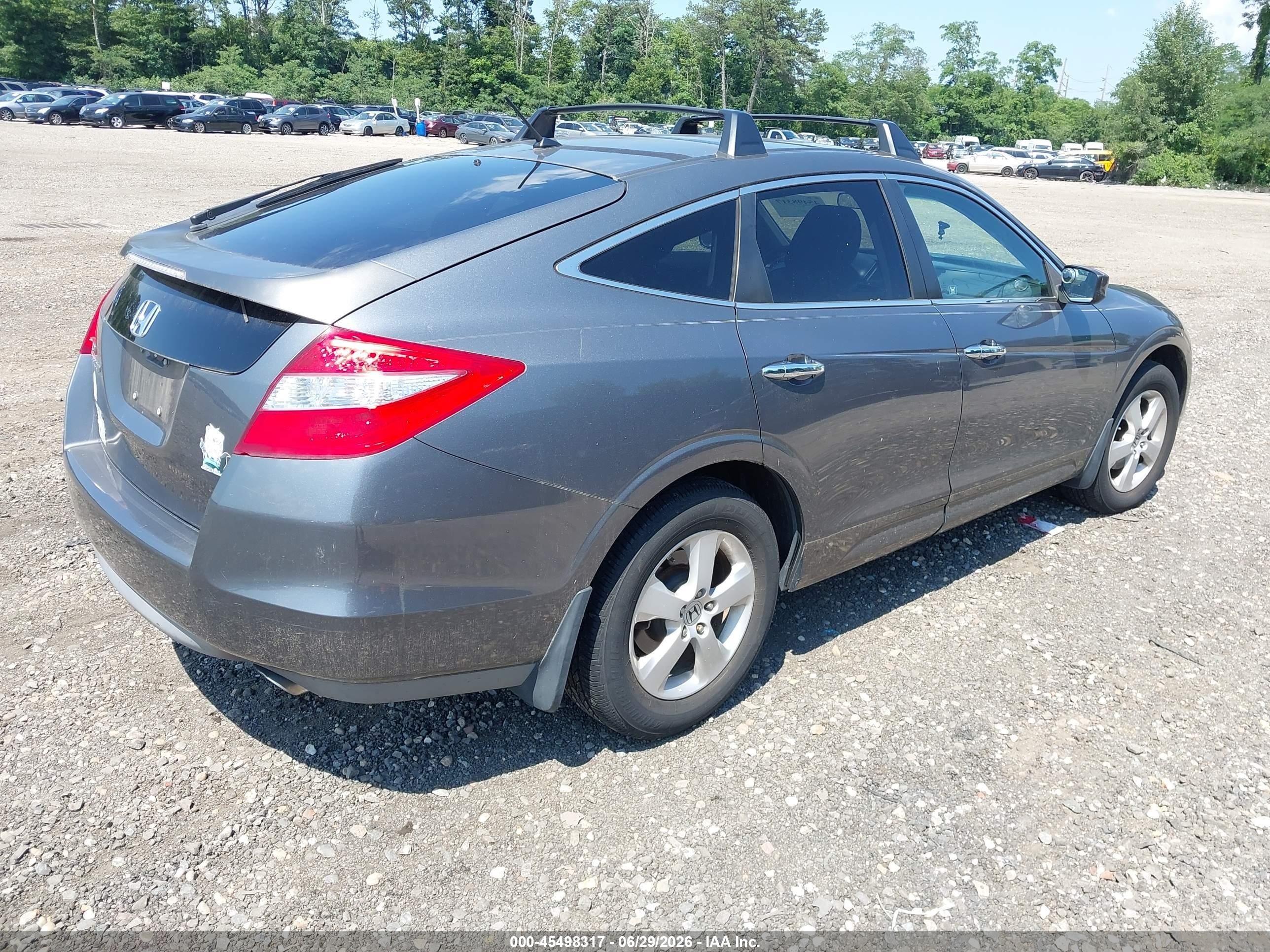 2010 Honda Accord Crosstour Ex Gray vin: 5J6TF1H38AL000726