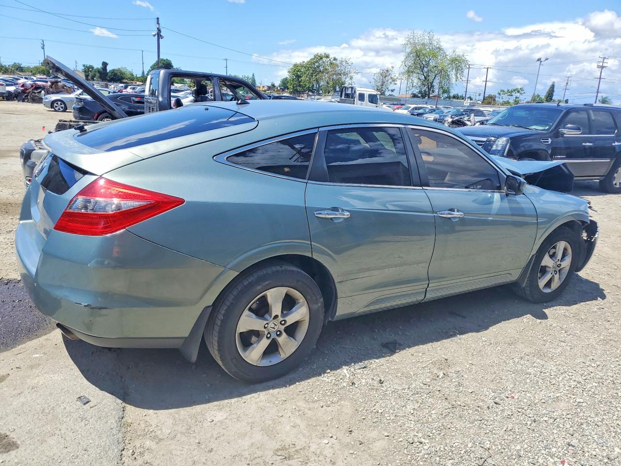 2010 Honda Accord Crosstour Ex Teal vin: 5J6TF1H38AL015095