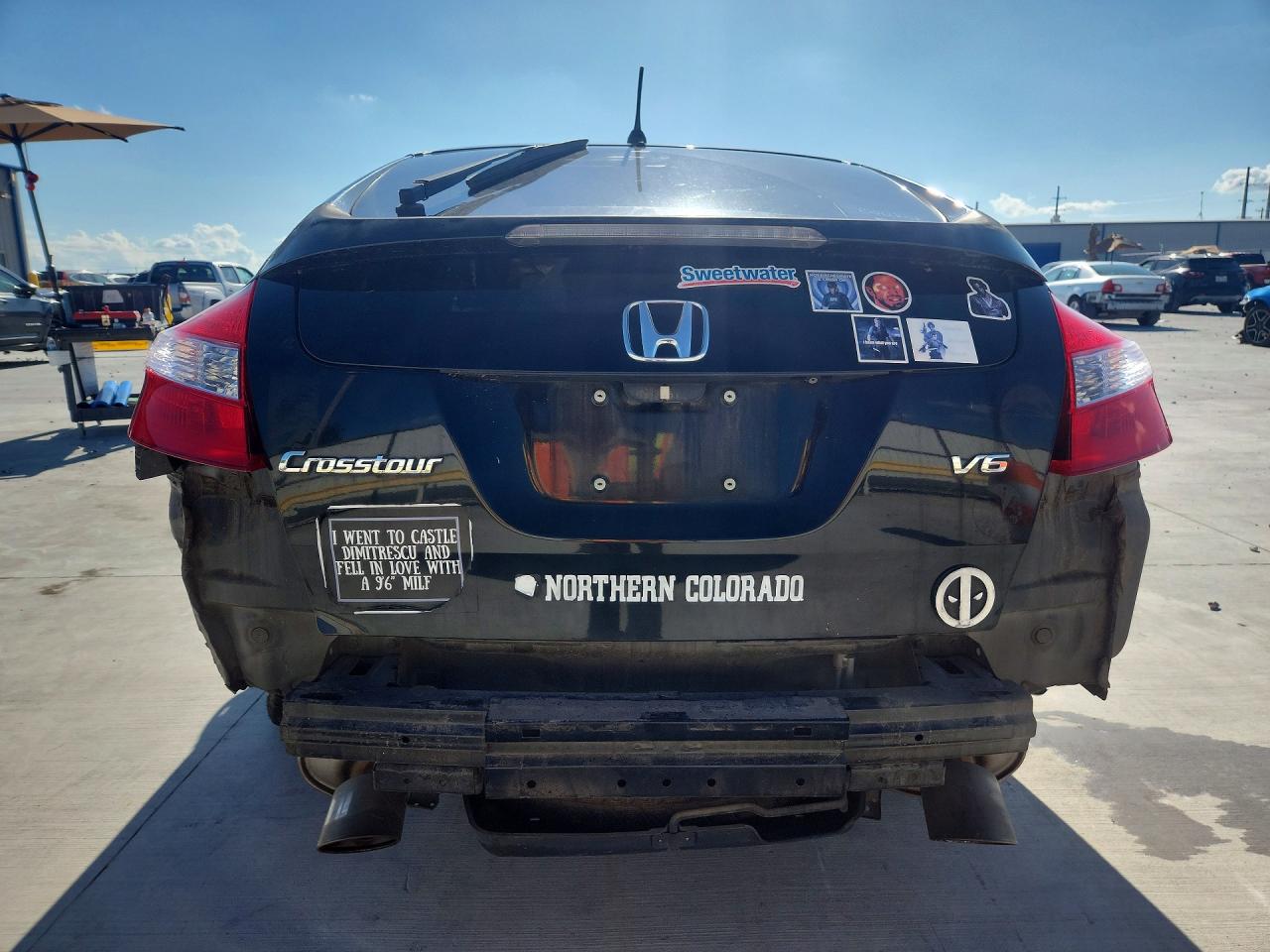 2012 Honda Crosstour Ex Black vin: 5J6TF1H38CL002995