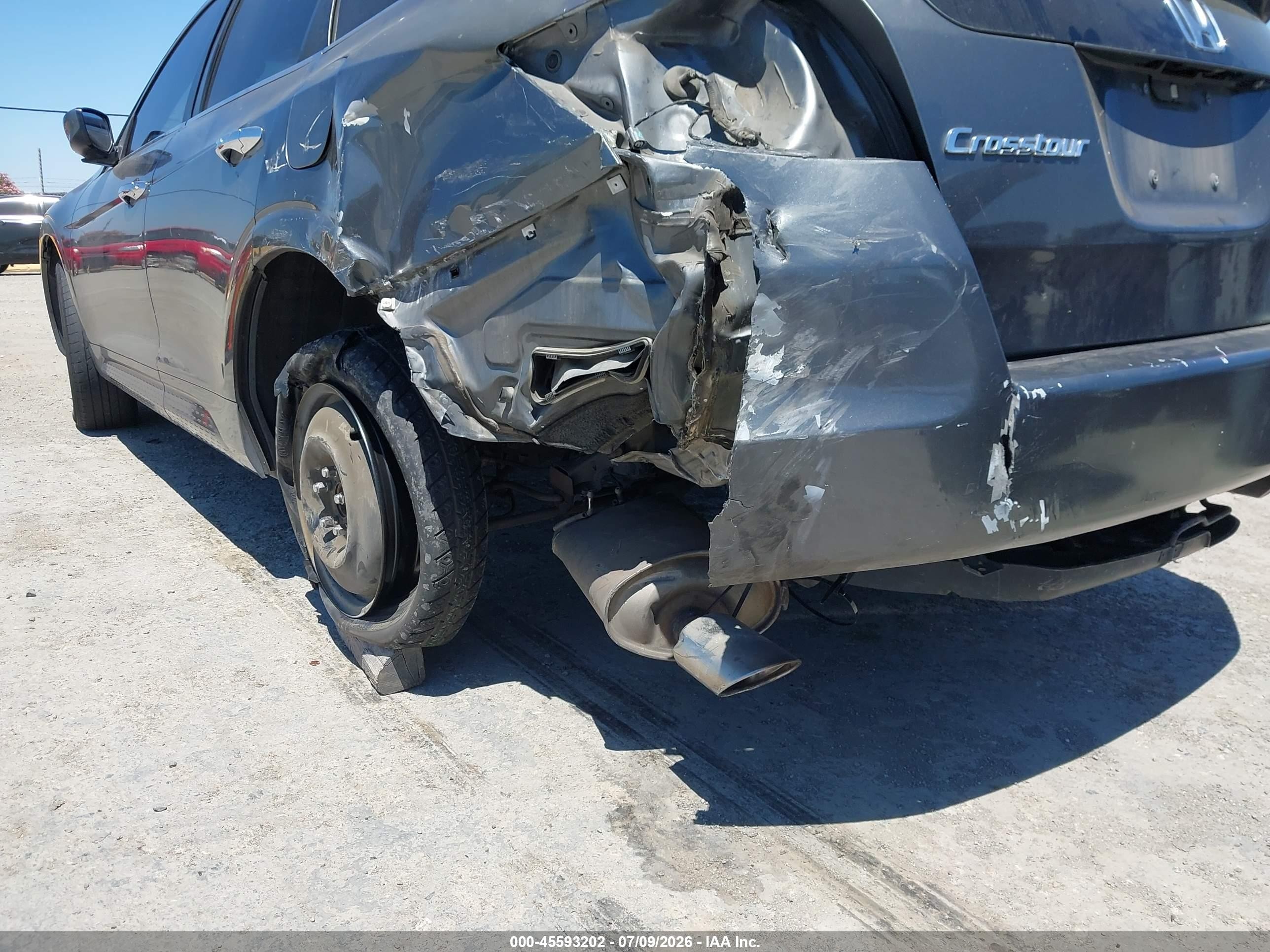 2012 Honda Crosstour Ex Серый vin: 5J6TF1H38CL004486