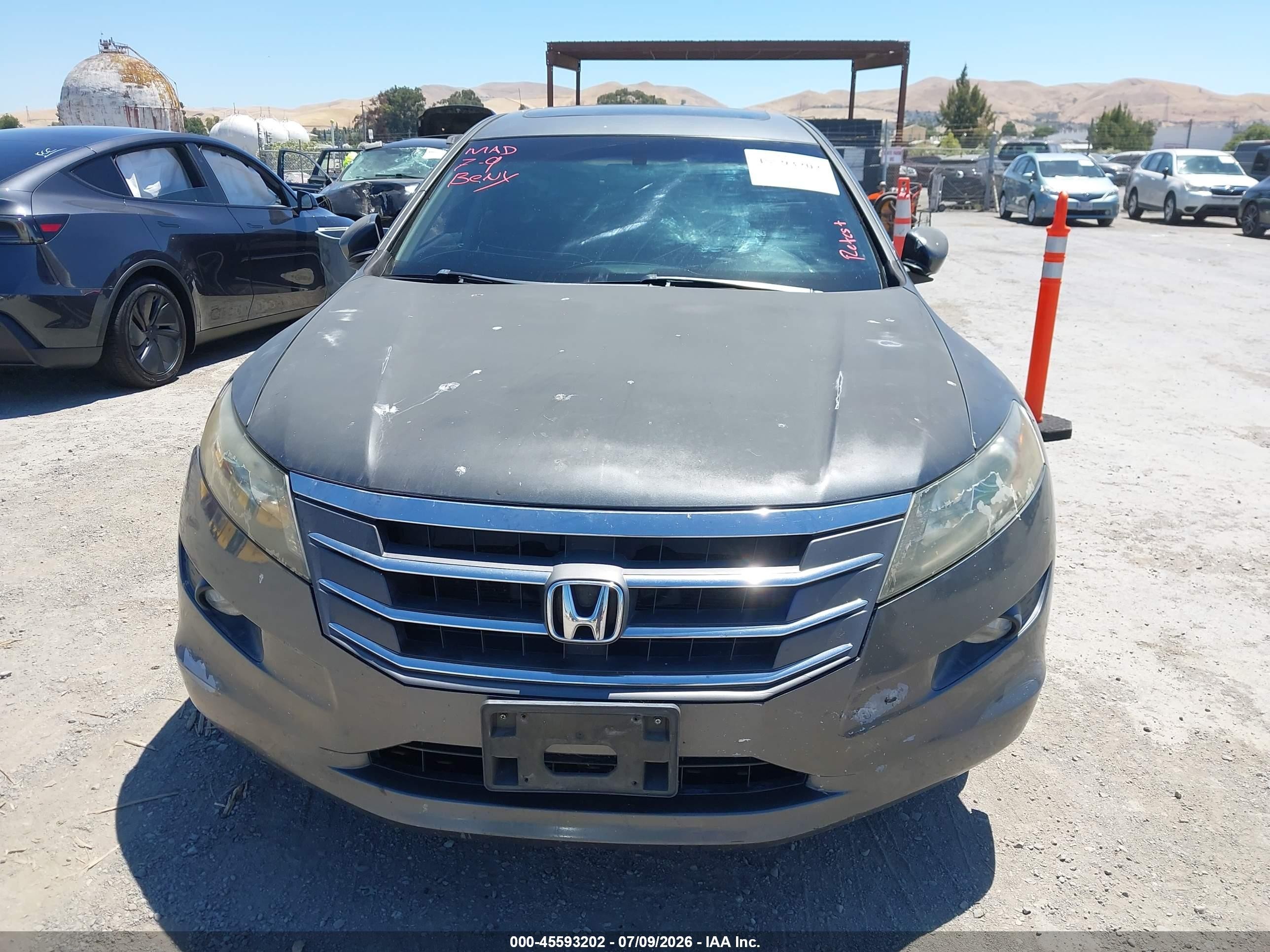 2012 Honda Crosstour Ex Серый vin: 5J6TF1H38CL004486