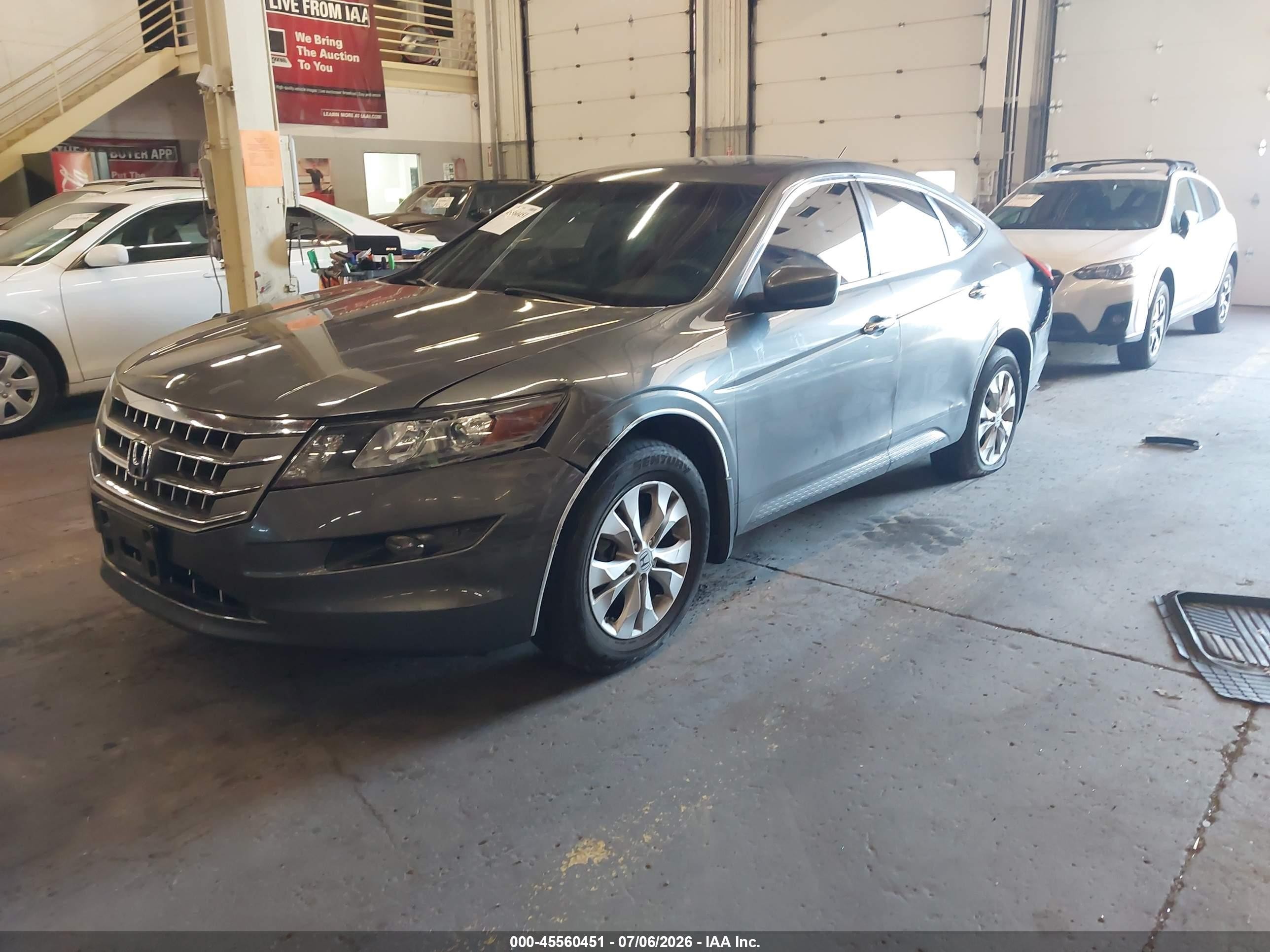 2010 Honda Accord Crosstour Ex Gray vin: 5J6TF1H39AL002016