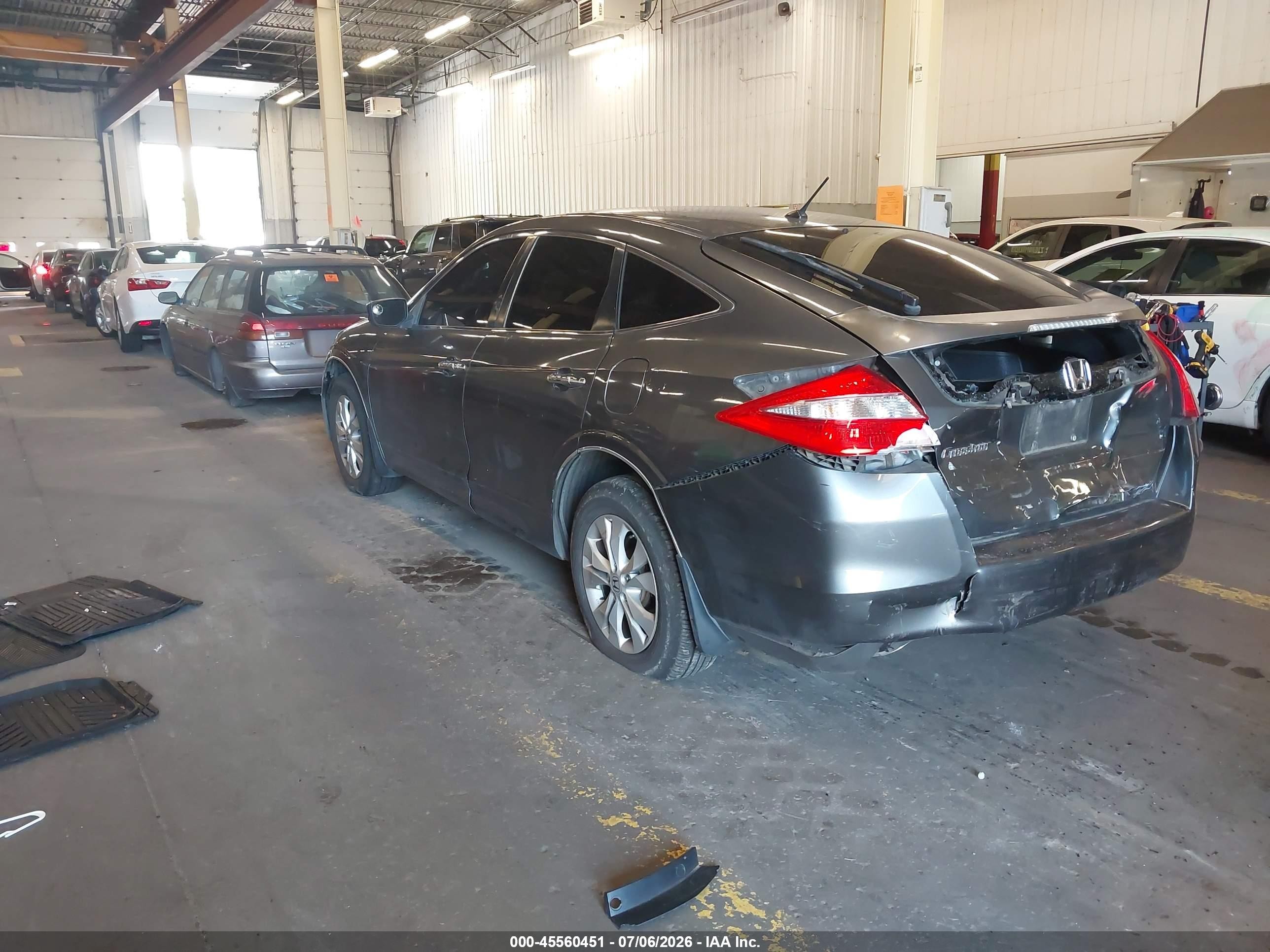 2010 Honda Accord Crosstour Ex Gray vin: 5J6TF1H39AL002016