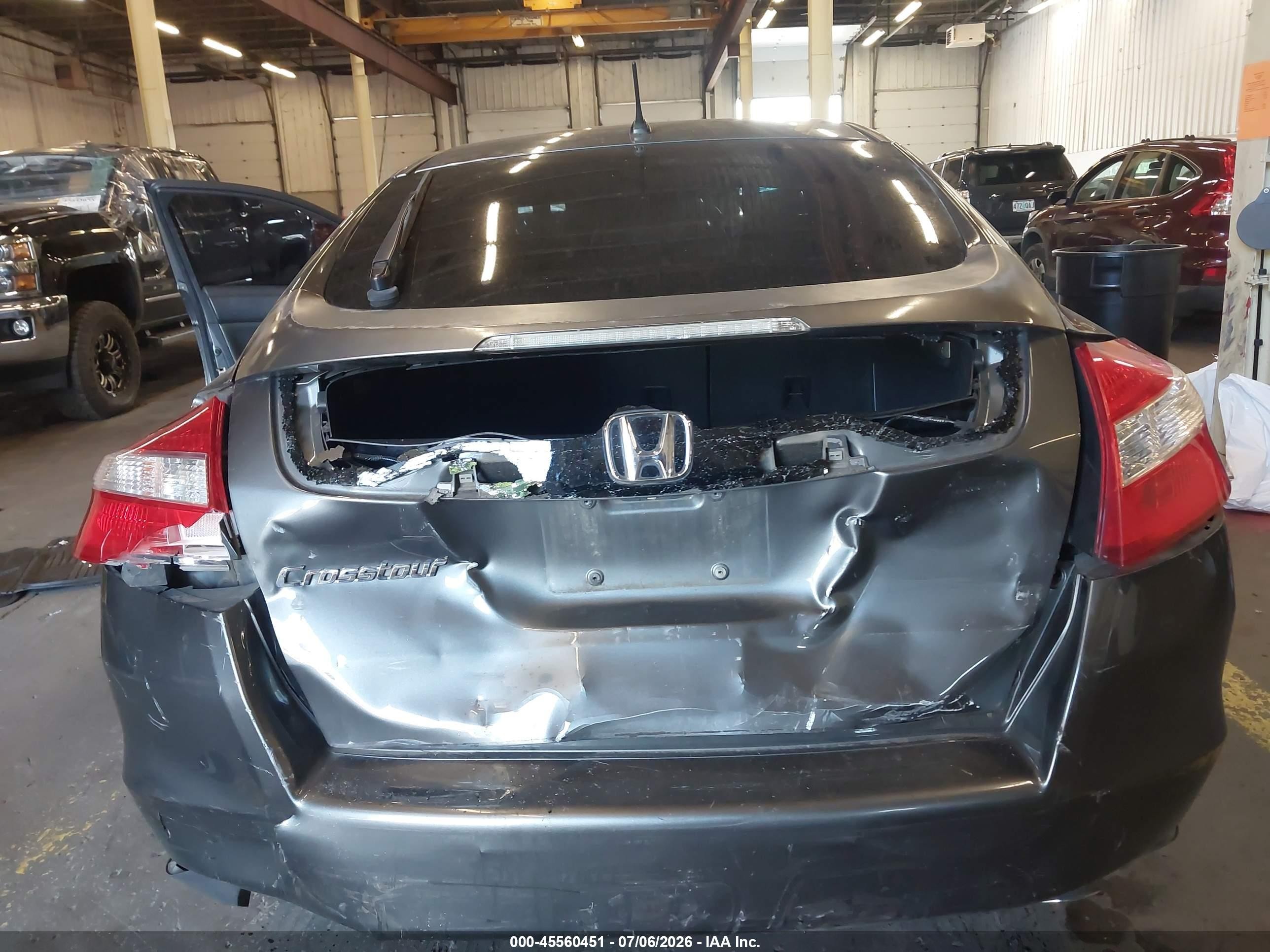 2010 Honda Accord Crosstour Ex Gray vin: 5J6TF1H39AL002016