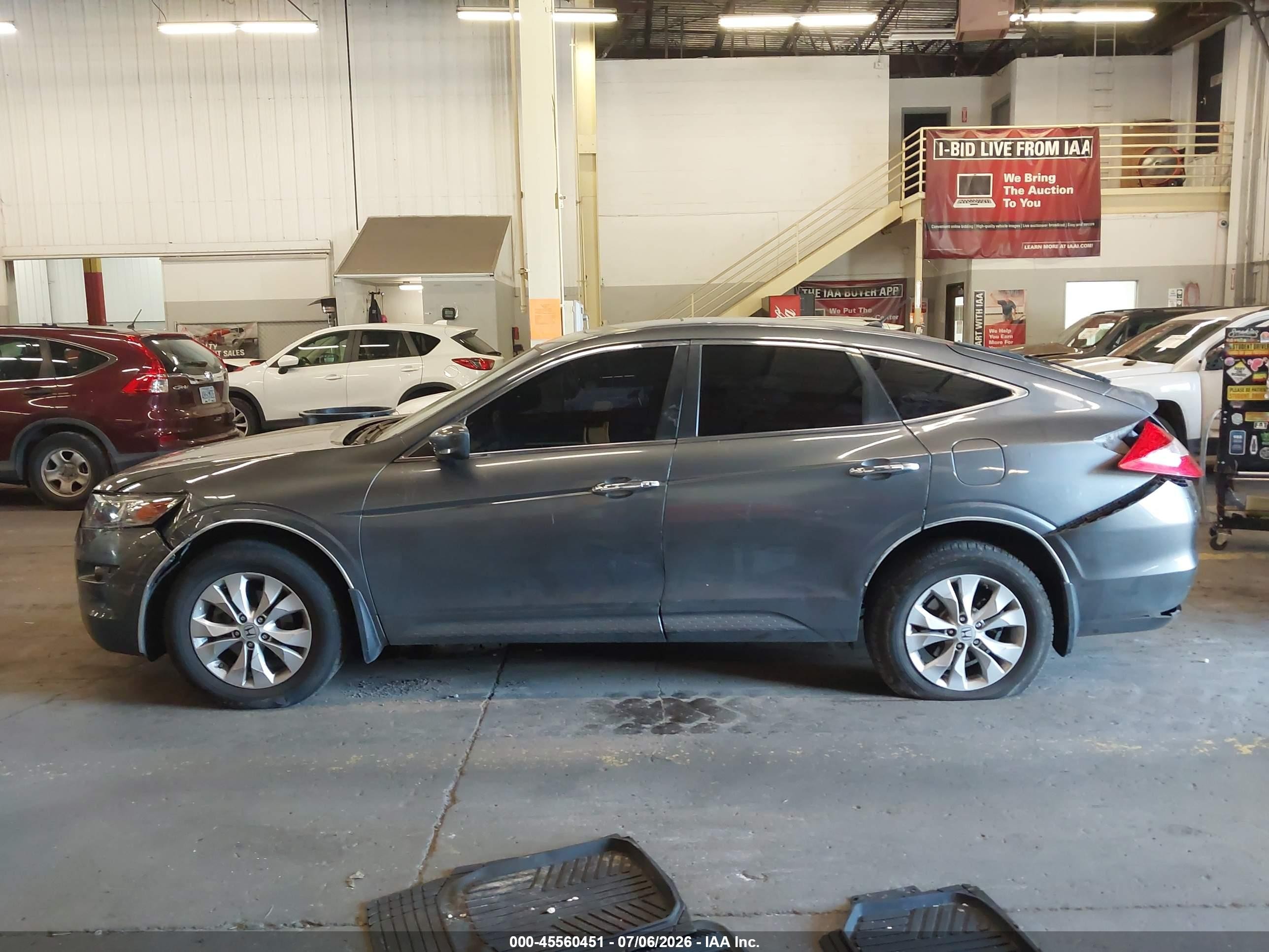 2010 Honda Accord Crosstour Ex Gray vin: 5J6TF1H39AL002016