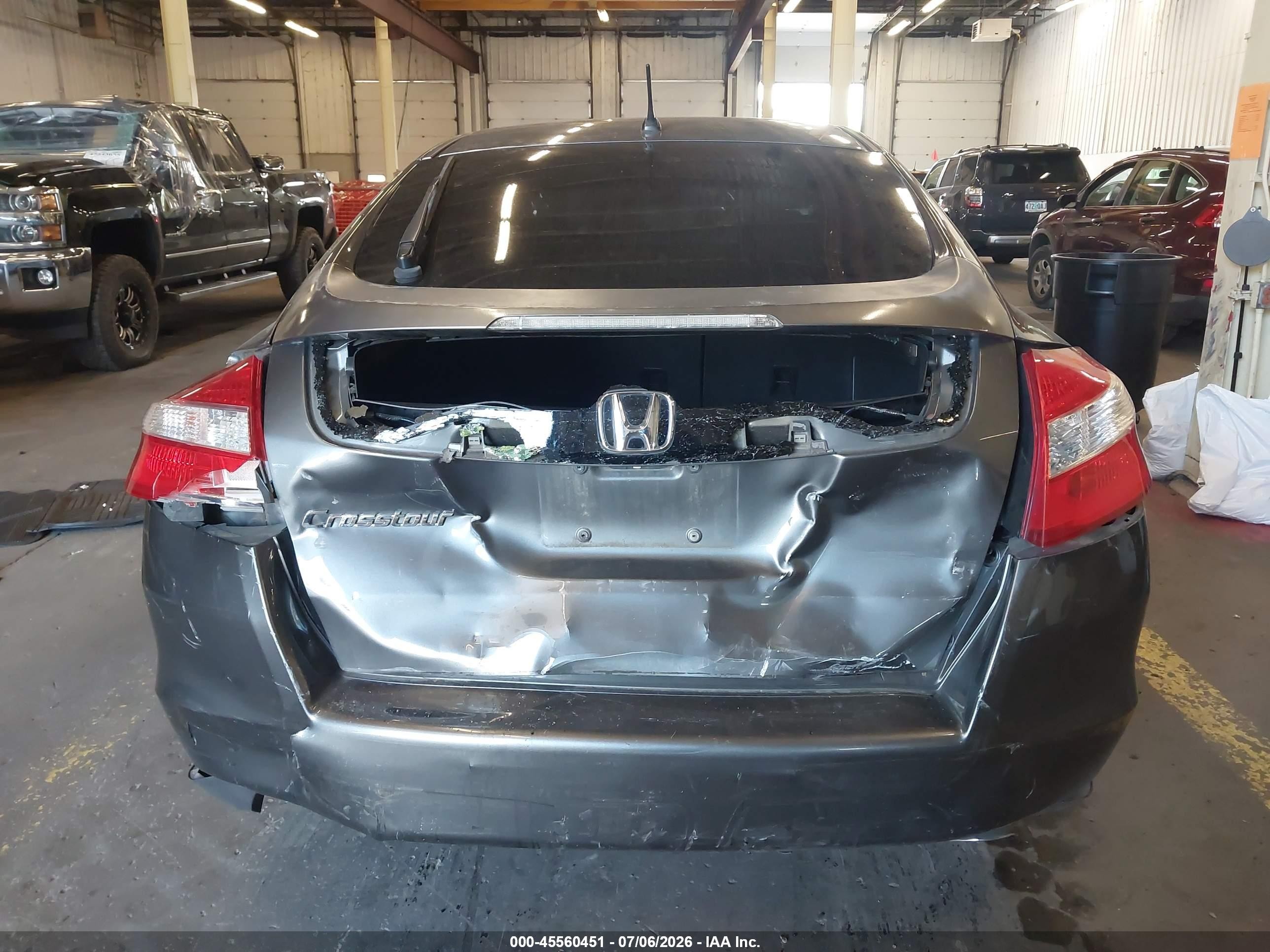 2010 Honda Accord Crosstour Ex Gray vin: 5J6TF1H39AL002016