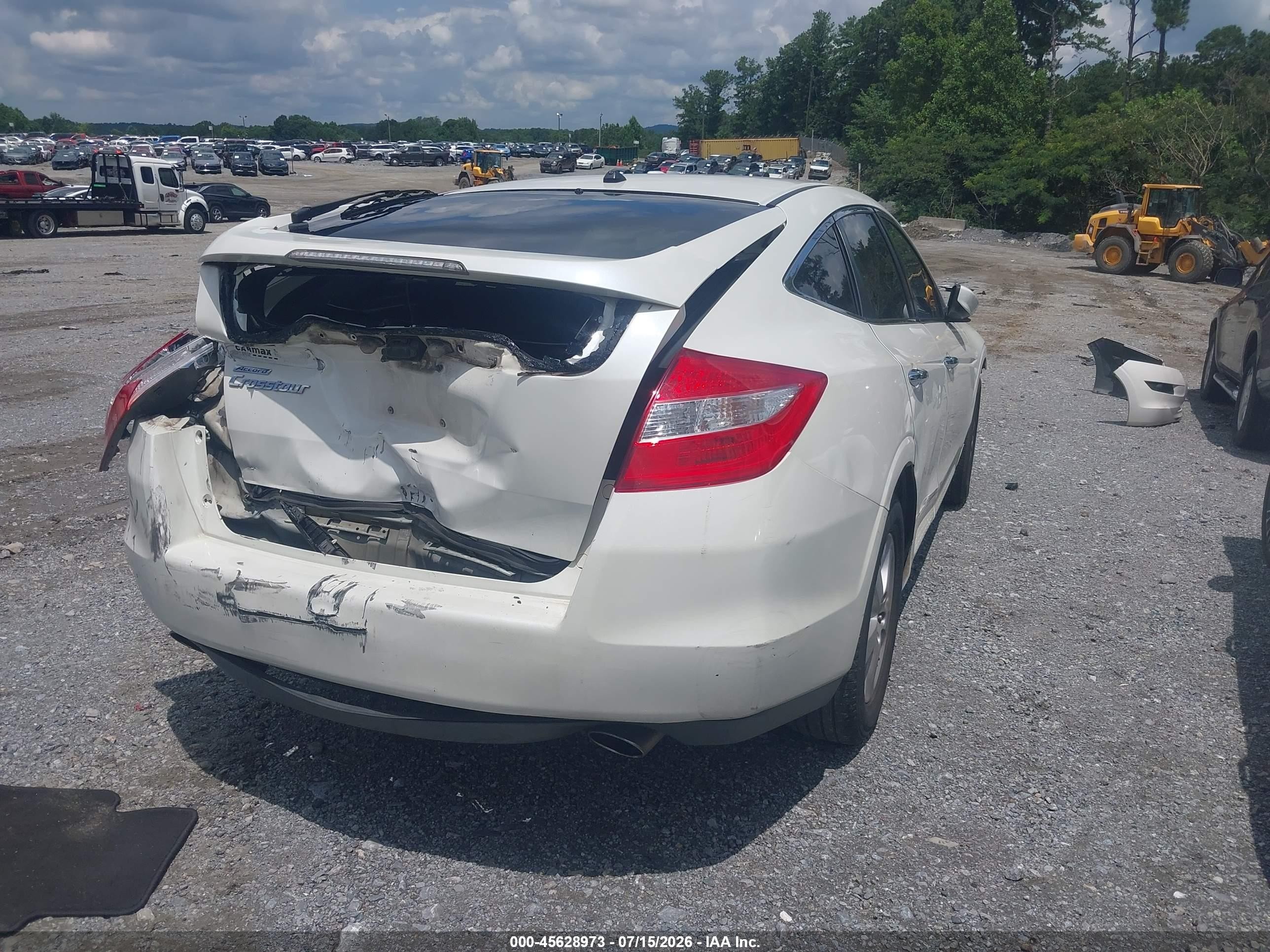 2010 Honda Accord Crosstour Ex White vin: 5J6TF1H39AL003862