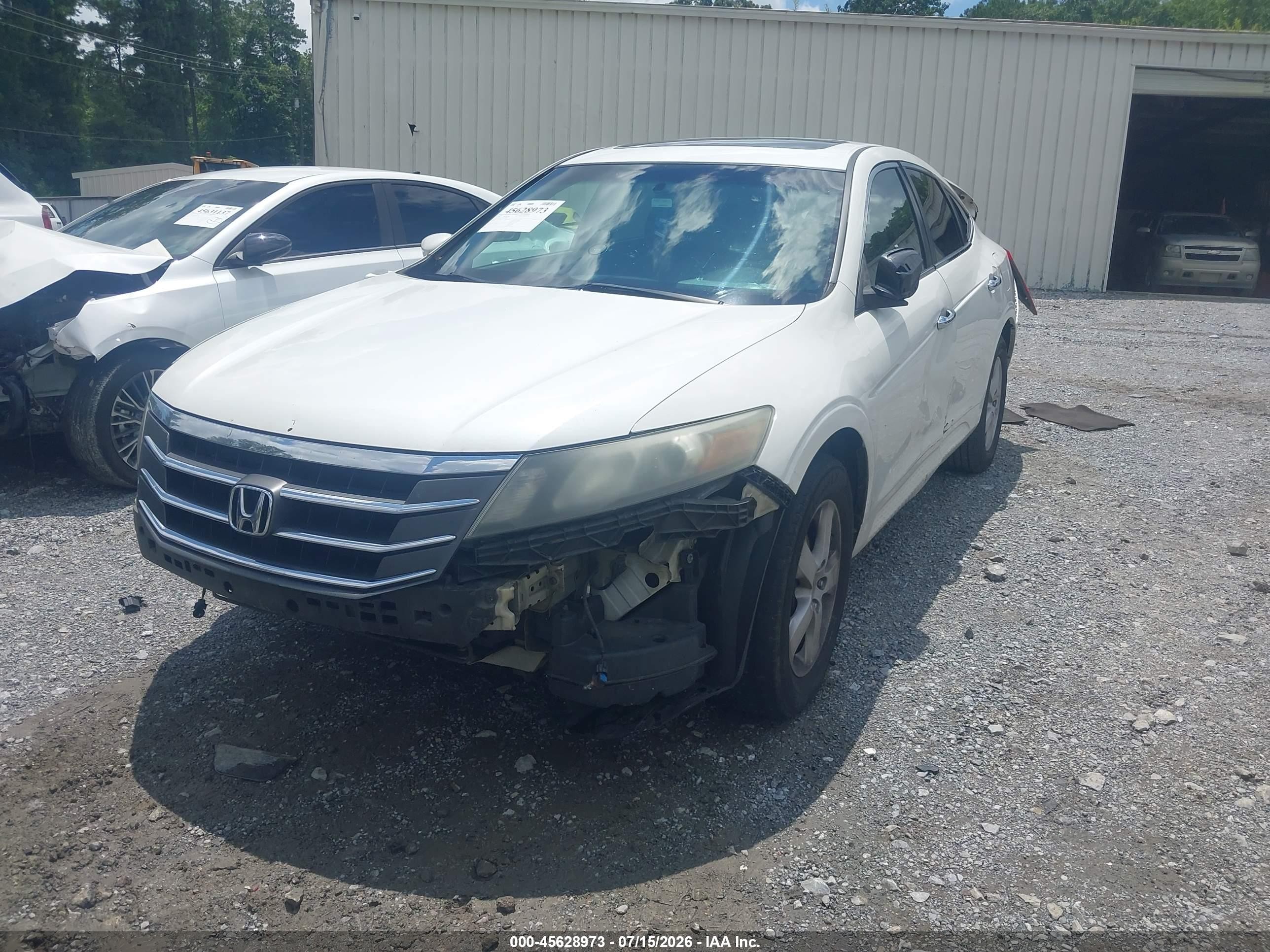2010 Honda Accord Crosstour Ex White vin: 5J6TF1H39AL003862