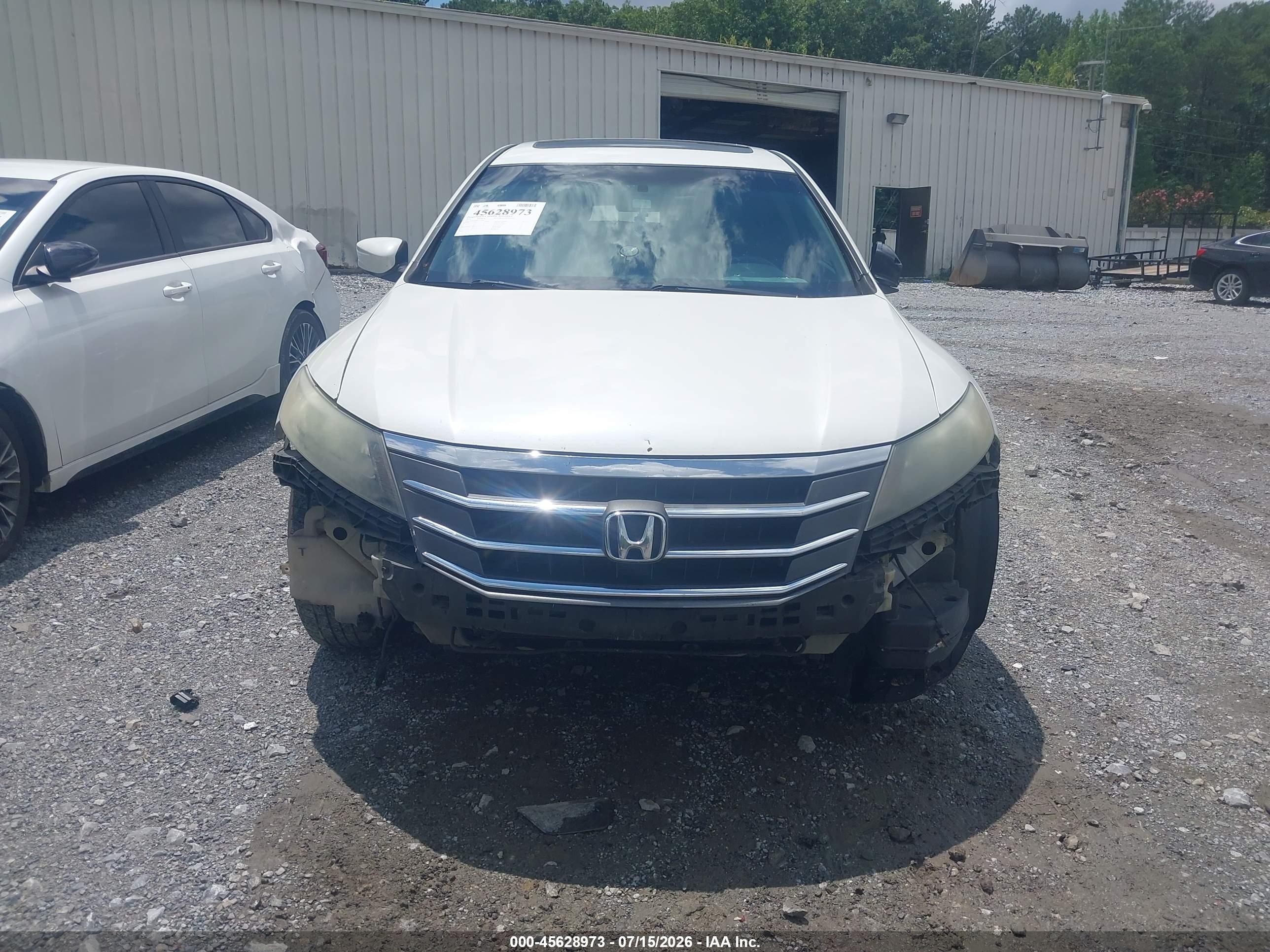 2010 Honda Accord Crosstour Ex White vin: 5J6TF1H39AL003862