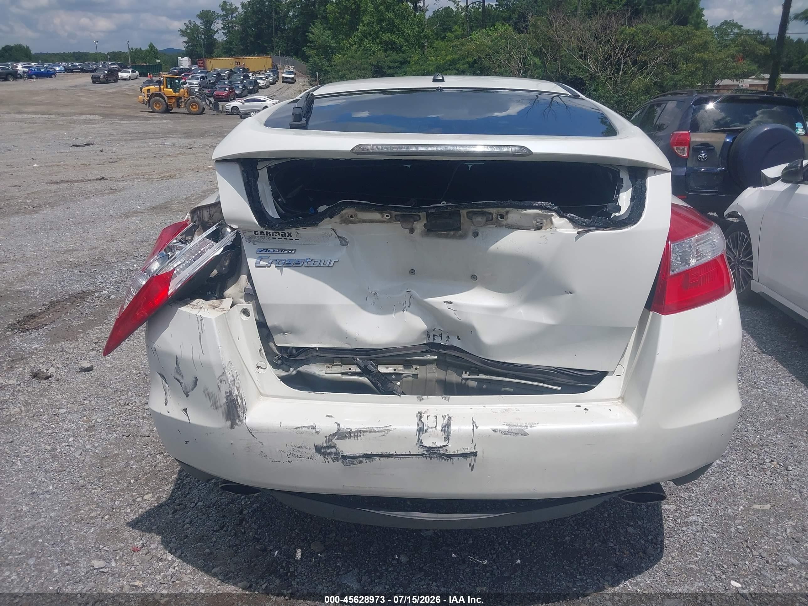 2010 Honda Accord Crosstour Ex White vin: 5J6TF1H39AL003862