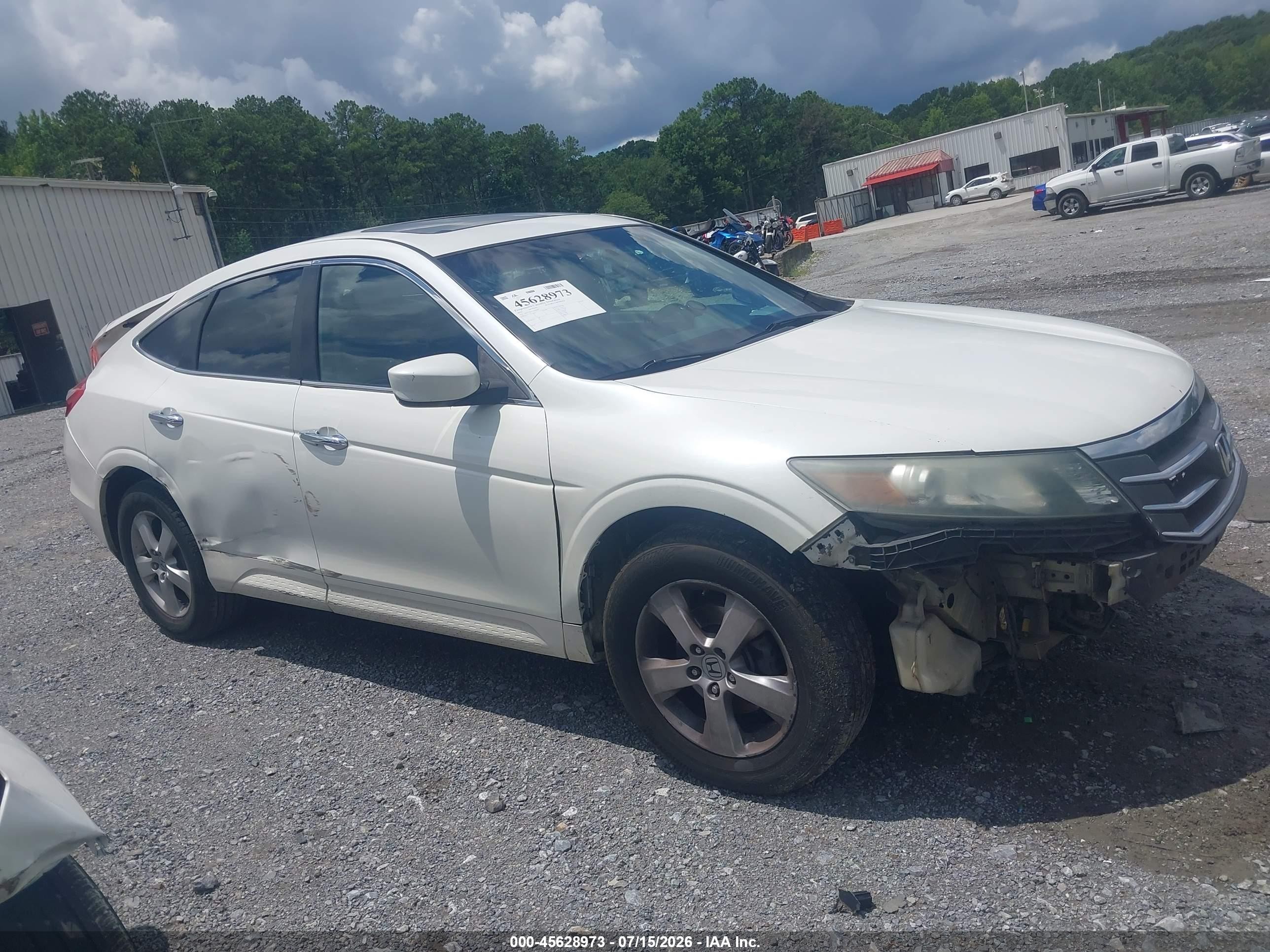 2010 Honda Accord Crosstour Ex White vin: 5J6TF1H39AL003862