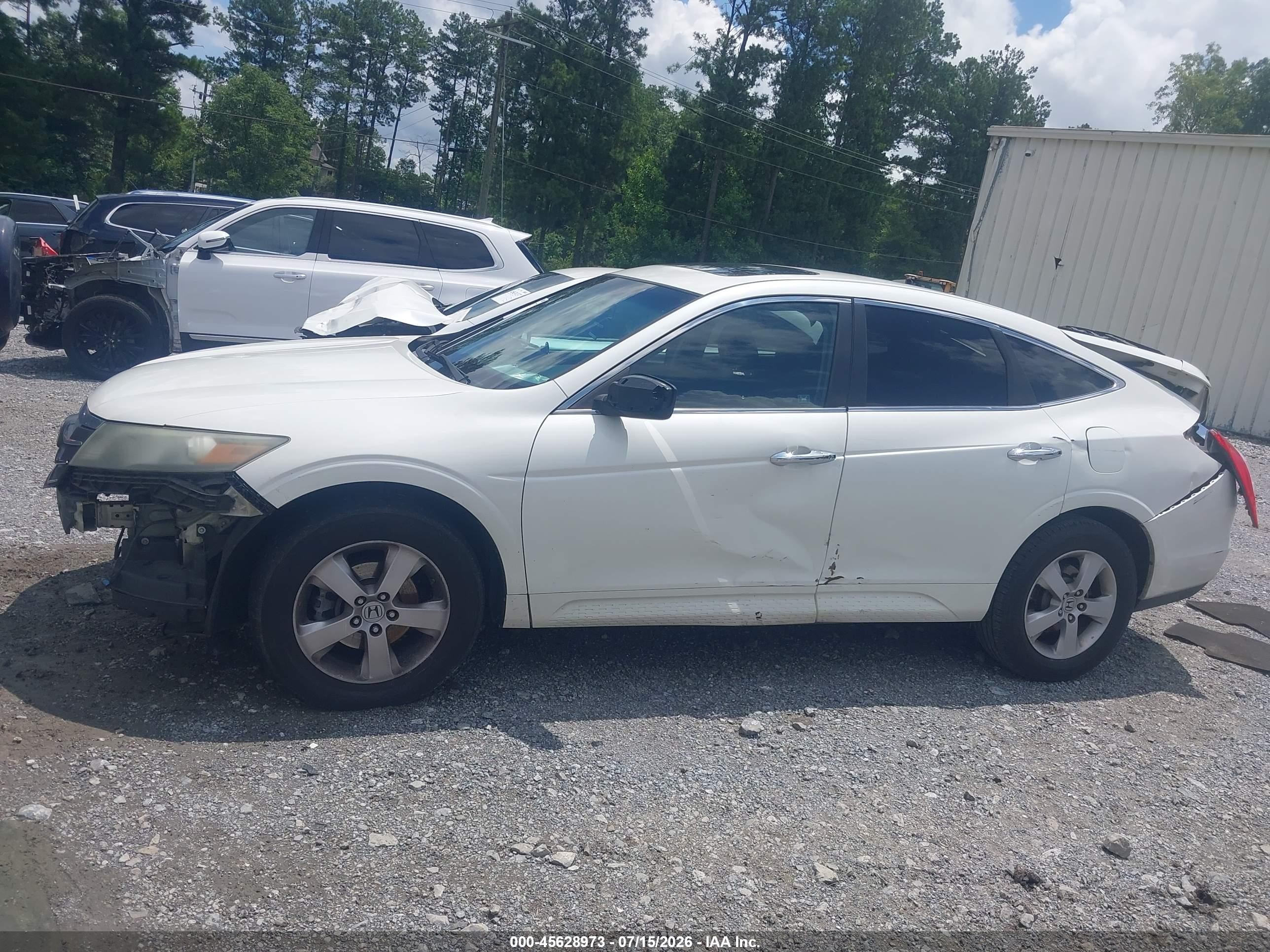 2010 Honda Accord Crosstour Ex White vin: 5J6TF1H39AL003862