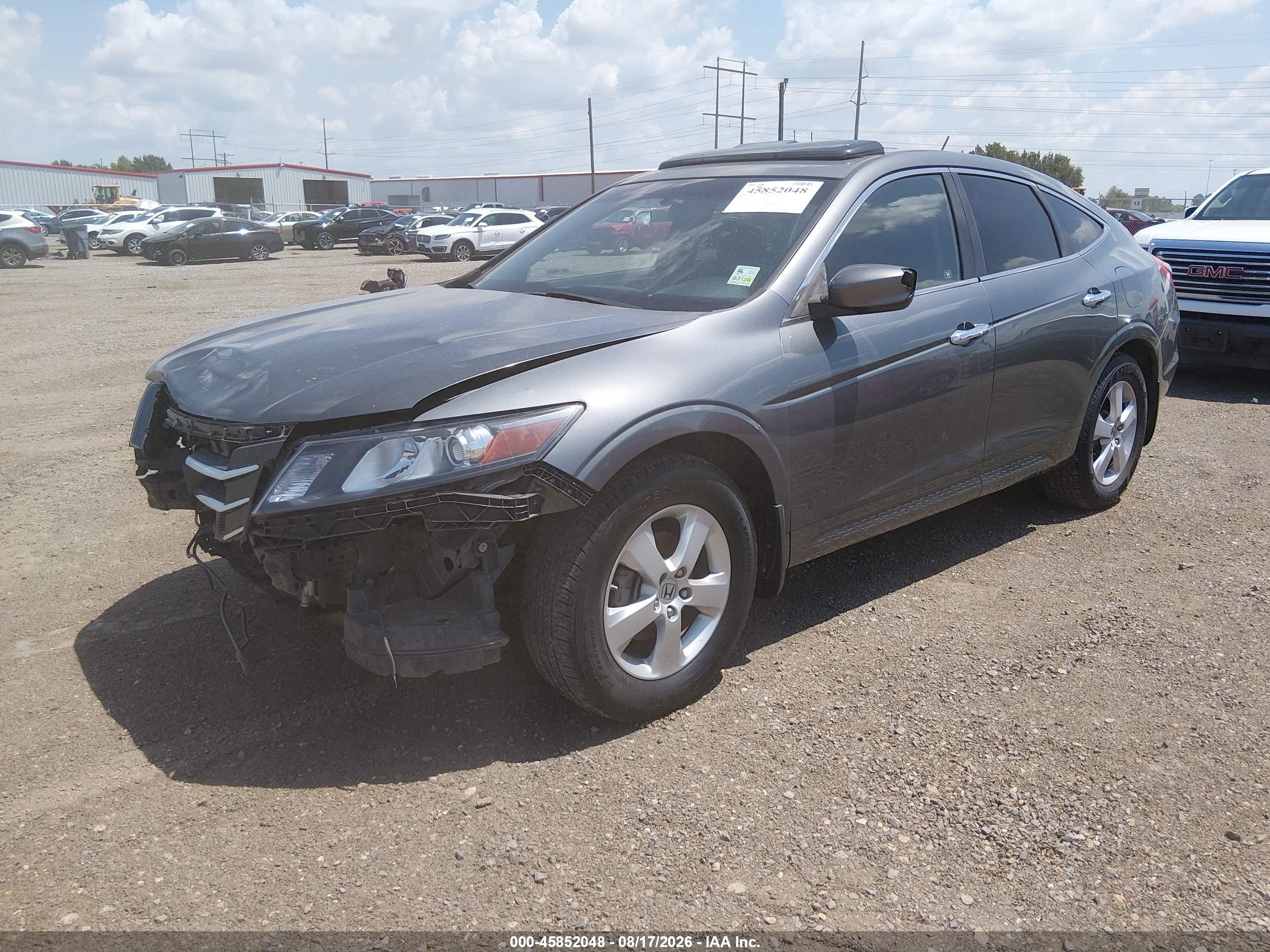 2010 Honda Accord Crosstour Ex Gray vin: 5J6TF1H39AL005255
