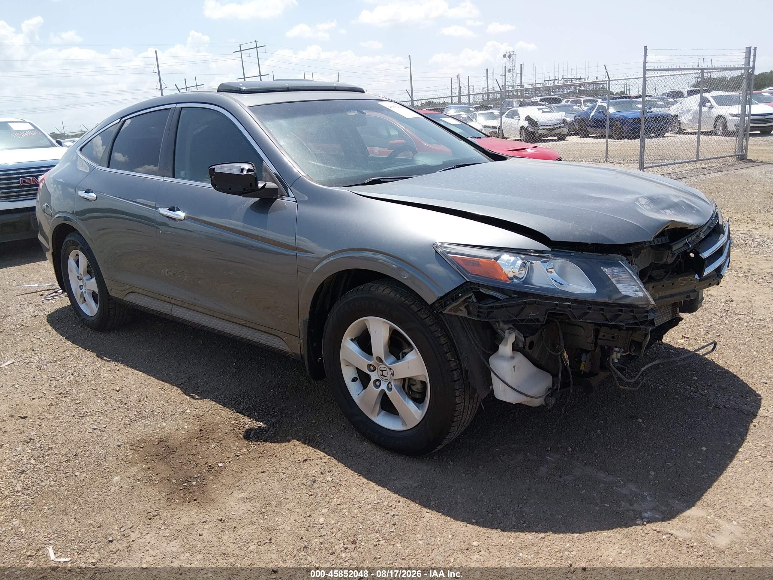 2010 Honda Accord Crosstour Ex Gray vin: 5J6TF1H39AL005255
