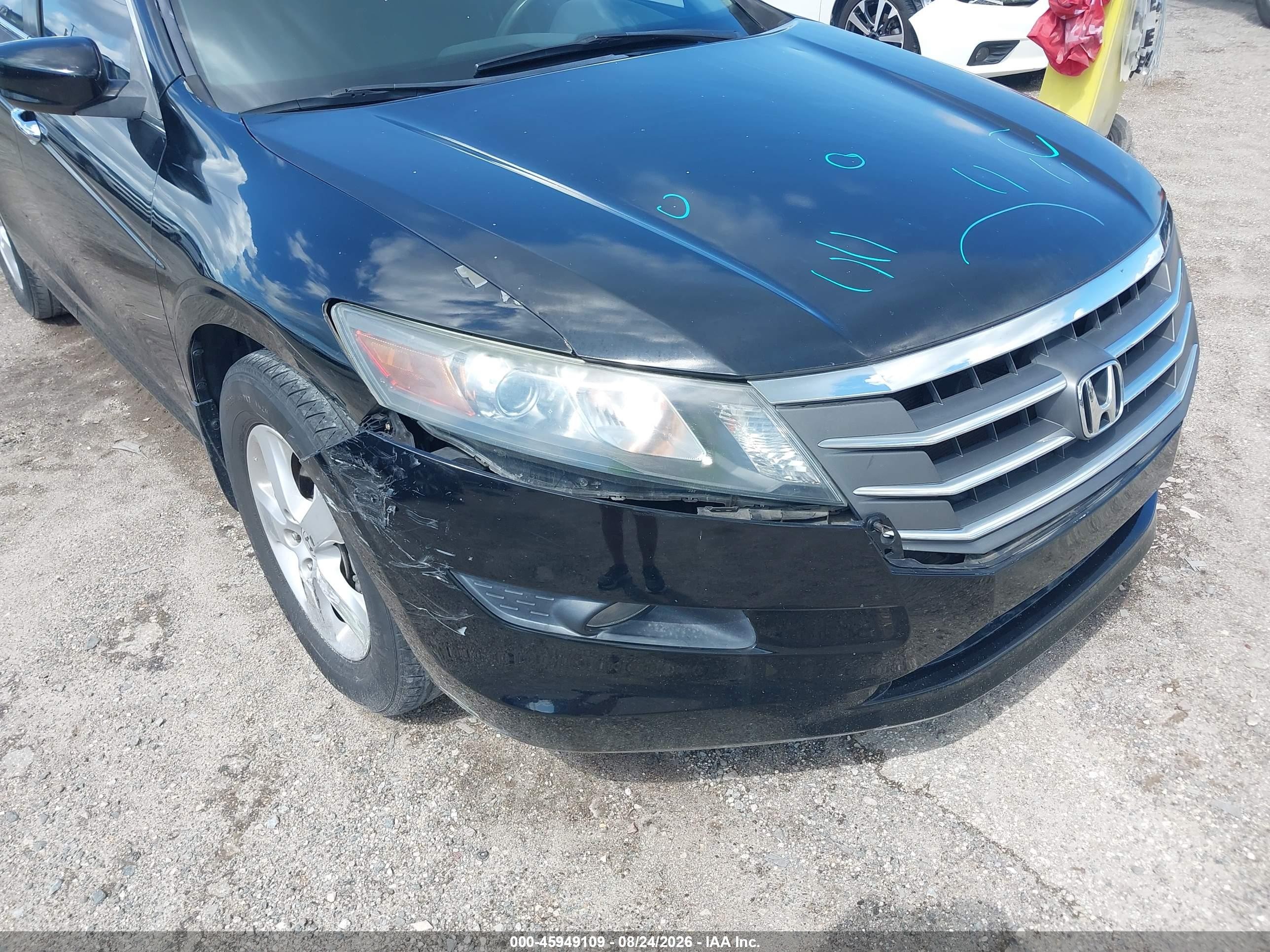 2010 Honda Accord Crosstour Ex Черный vin: 5J6TF1H39AL013453