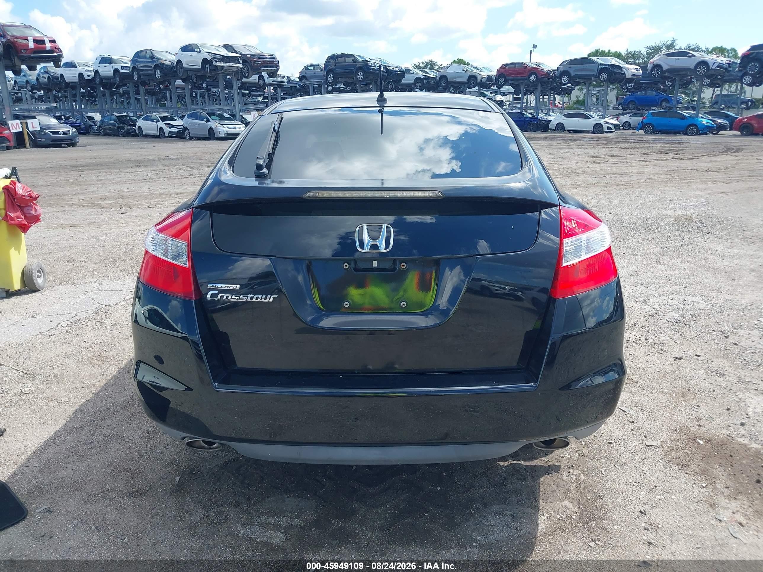 2010 Honda Accord Crosstour Ex Черный vin: 5J6TF1H39AL013453