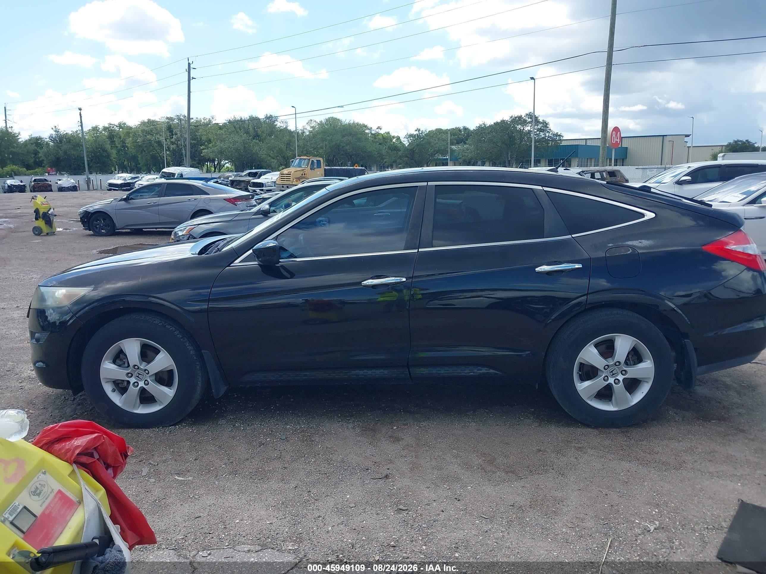 2010 Honda Accord Crosstour Ex Черный vin: 5J6TF1H39AL013453
