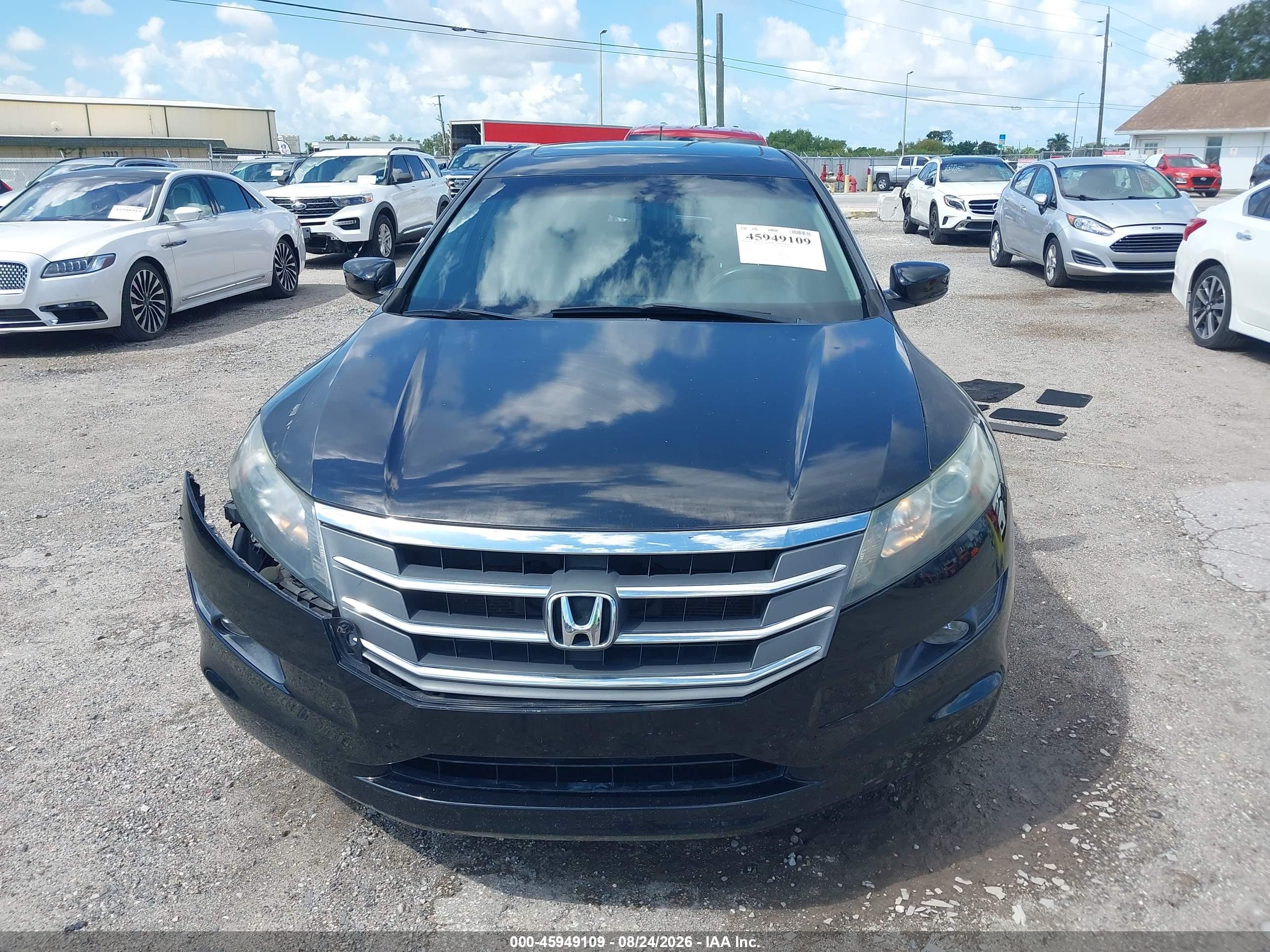 2010 Honda Accord Crosstour Ex Черный vin: 5J6TF1H39AL013453