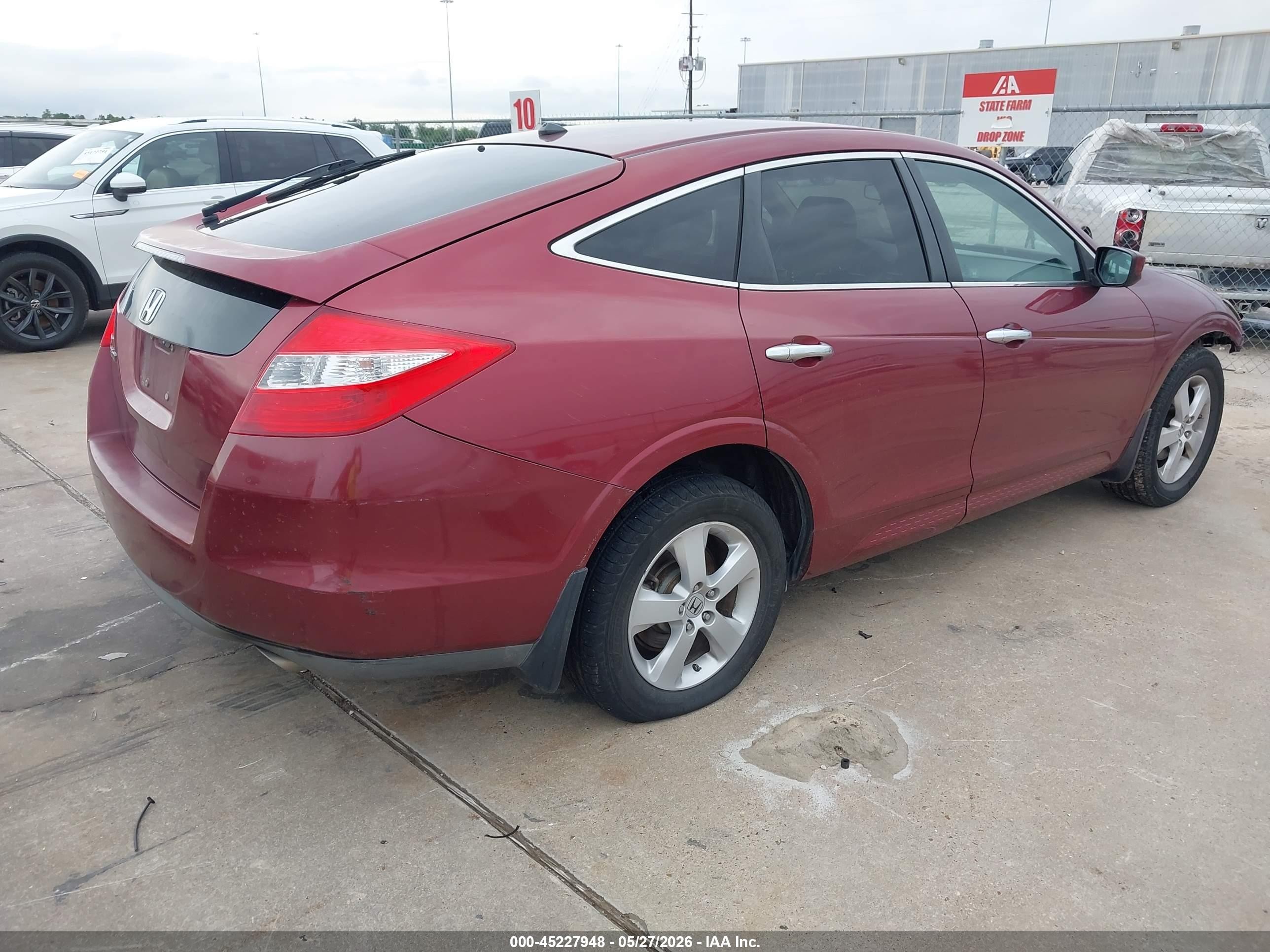 2010 Honda Accord Crosstour Ex Red vin: 5J6TF1H39AL016790