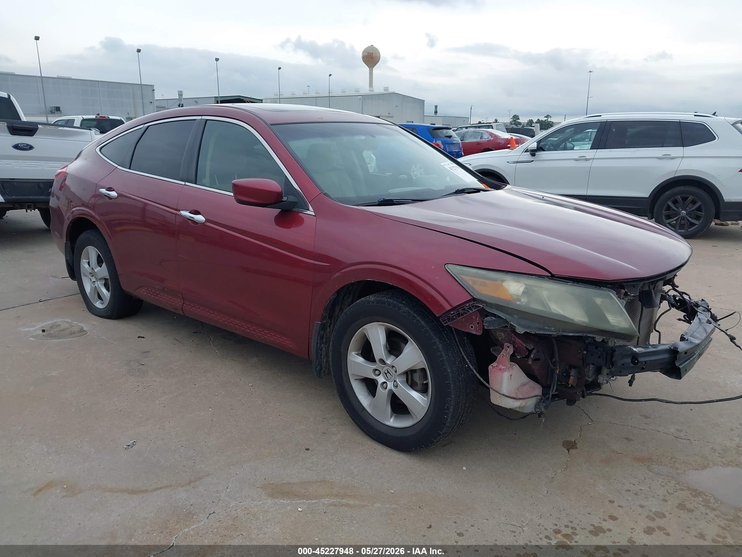 2010 Honda Accord Crosstour Ex Red vin: 5J6TF1H39AL016790