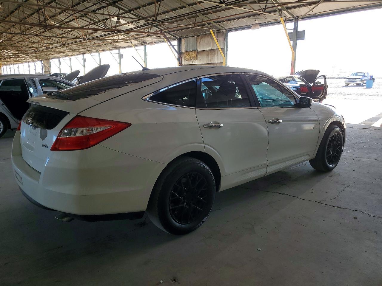 2012 Honda Crosstour Ex White vin: 5J6TF1H39CL001449