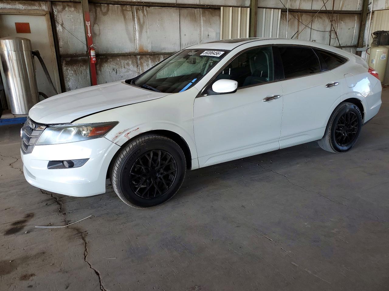 2012 Honda Crosstour Ex Белый vin: 5J6TF1H39CL001449
