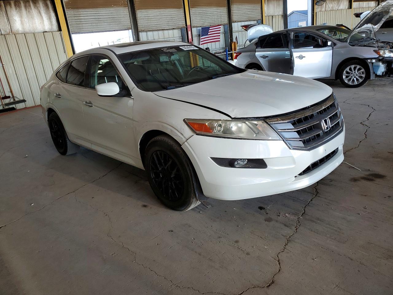 2012 Honda Crosstour Ex White vin: 5J6TF1H39CL001449