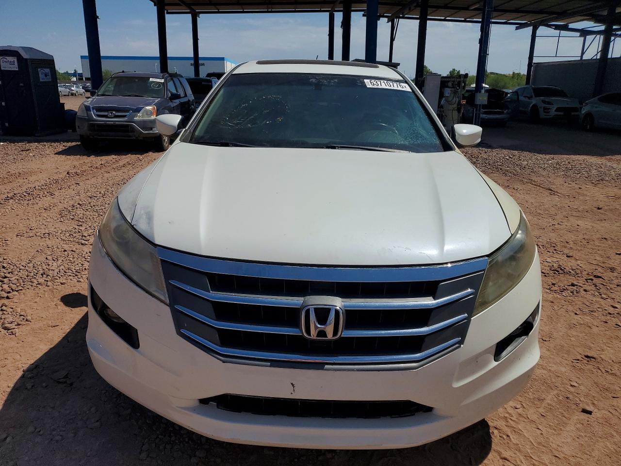 2012 Honda Crosstour Ex White vin: 5J6TF1H39CL001449