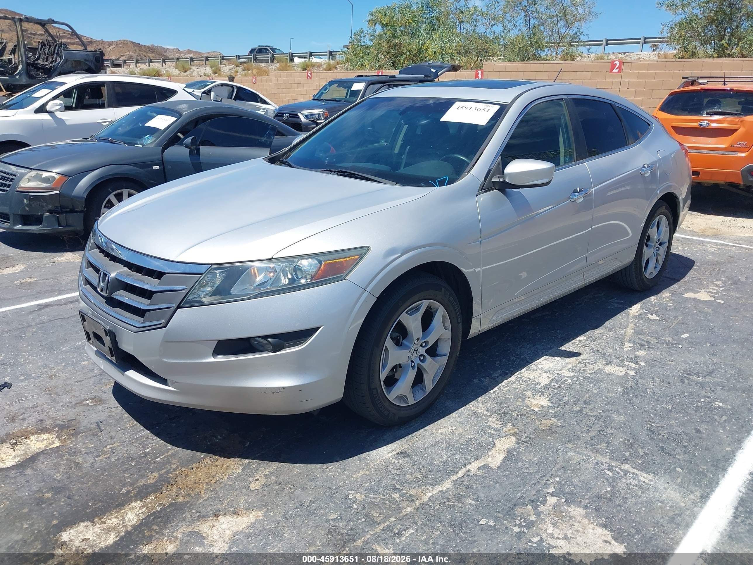 2010 Honda Accord Crosstour Ex-l Silver vin: 5J6TF1H50AL007641