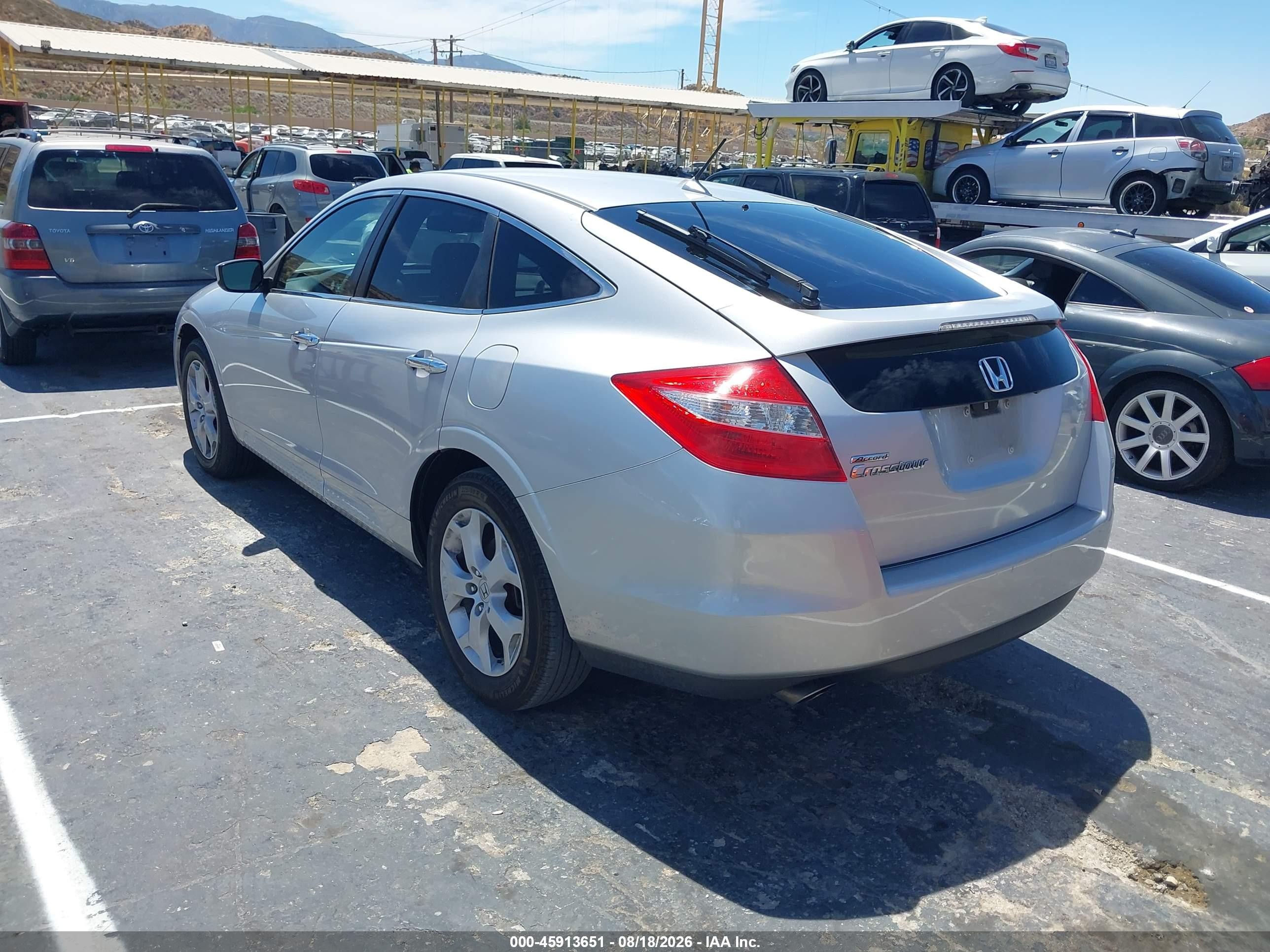 2010 Honda Accord Crosstour Ex-l Silver vin: 5J6TF1H50AL007641