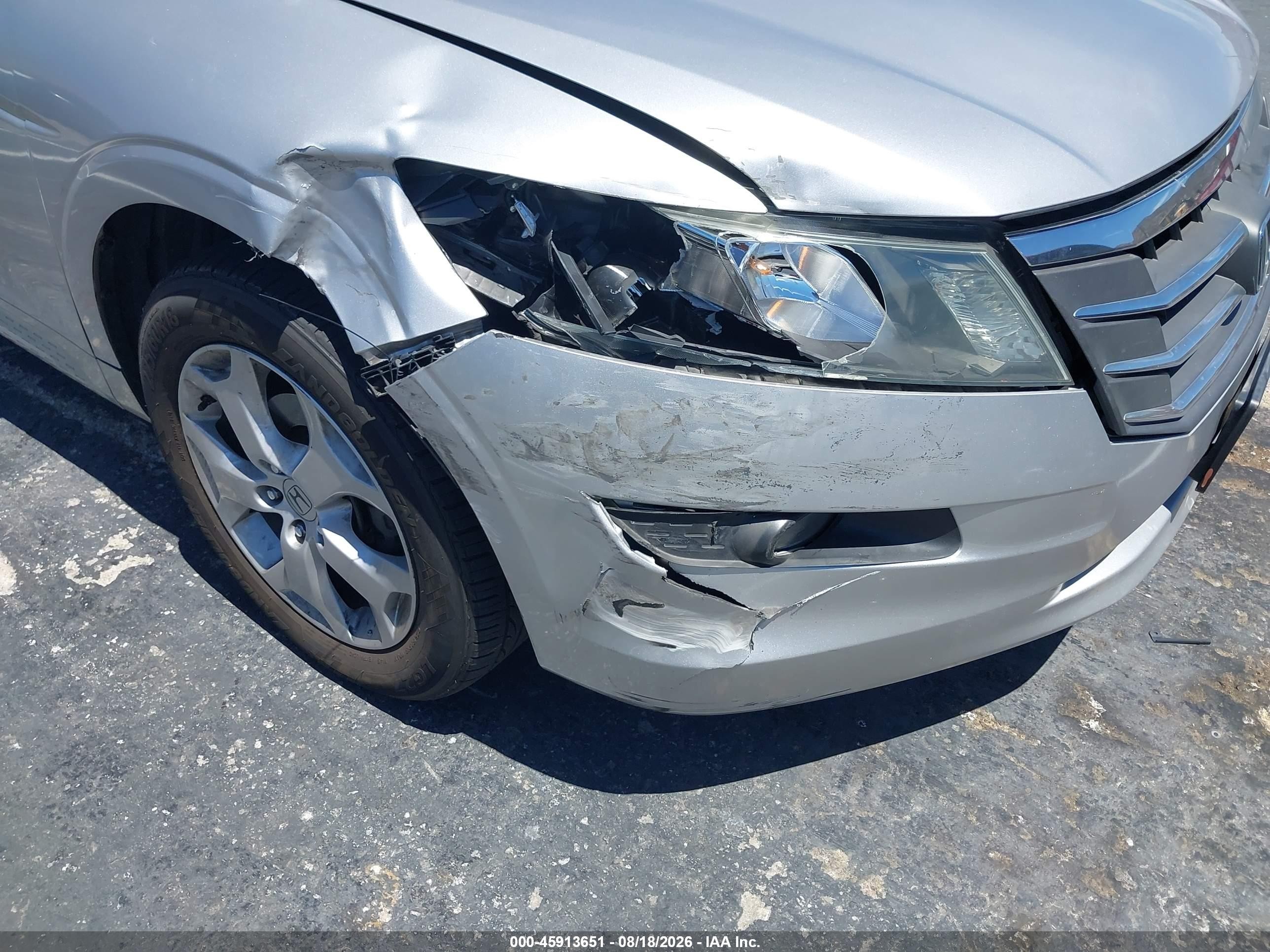 2010 Honda Accord Crosstour Ex-l Silver vin: 5J6TF1H50AL007641