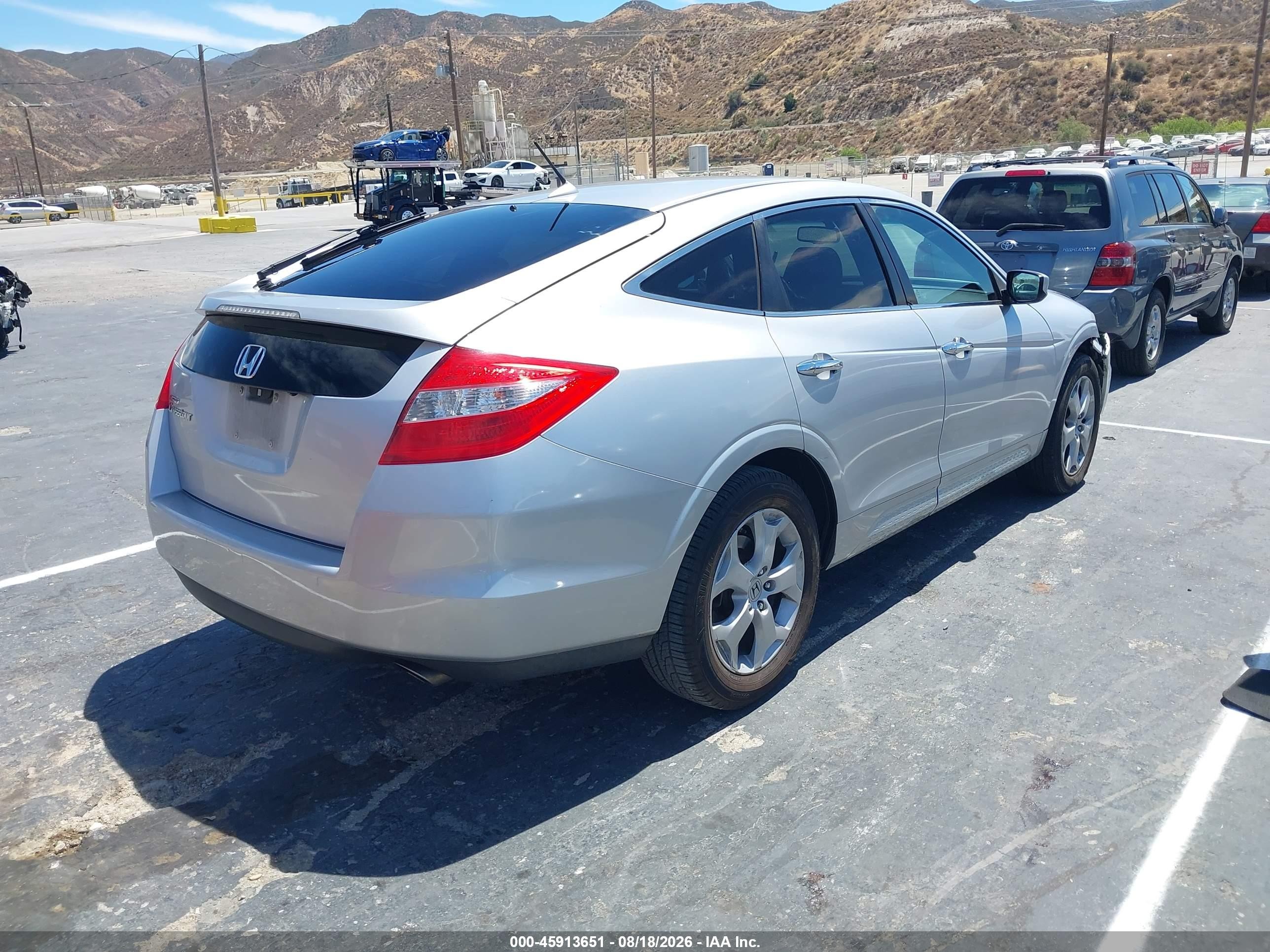 2010 Honda Accord Crosstour Ex-l Silver vin: 5J6TF1H50AL007641