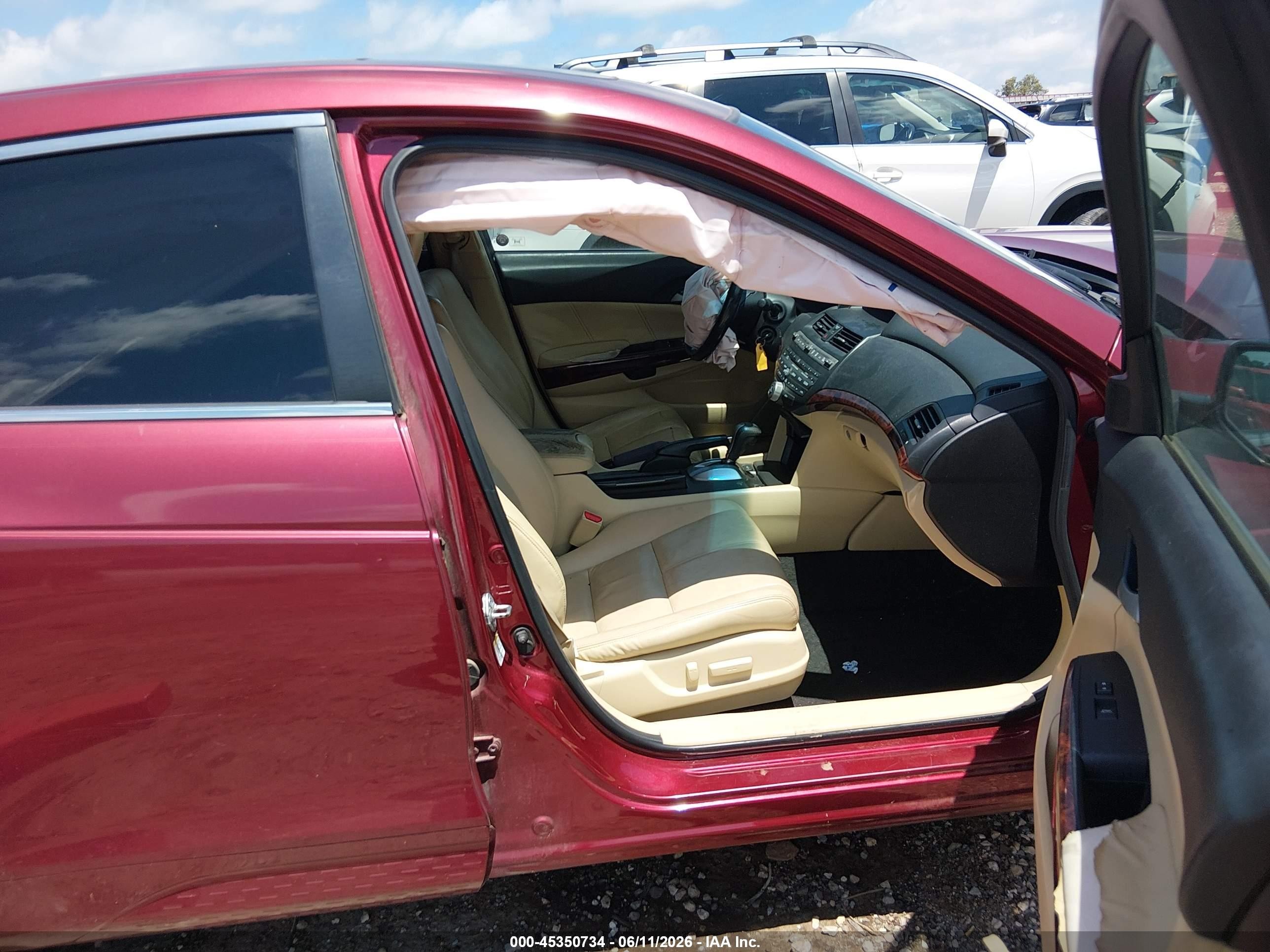2010 Honda Accord Crosstour Ex-l Темно-бордовый vin: 5J6TF1H50AL009261
