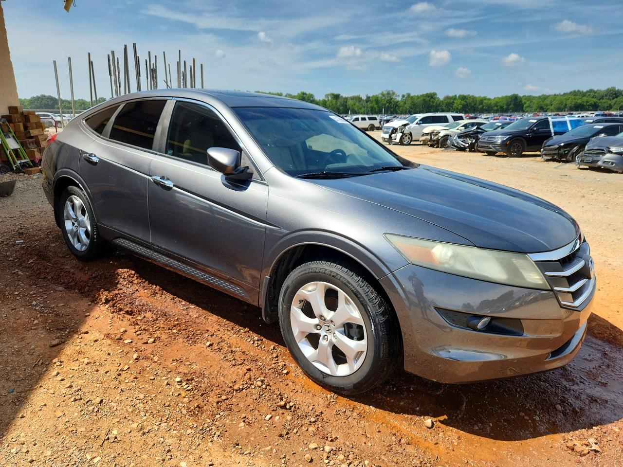 2010 Honda Accord Crosstour Exl Gray vin: 5J6TF1H50AL015822