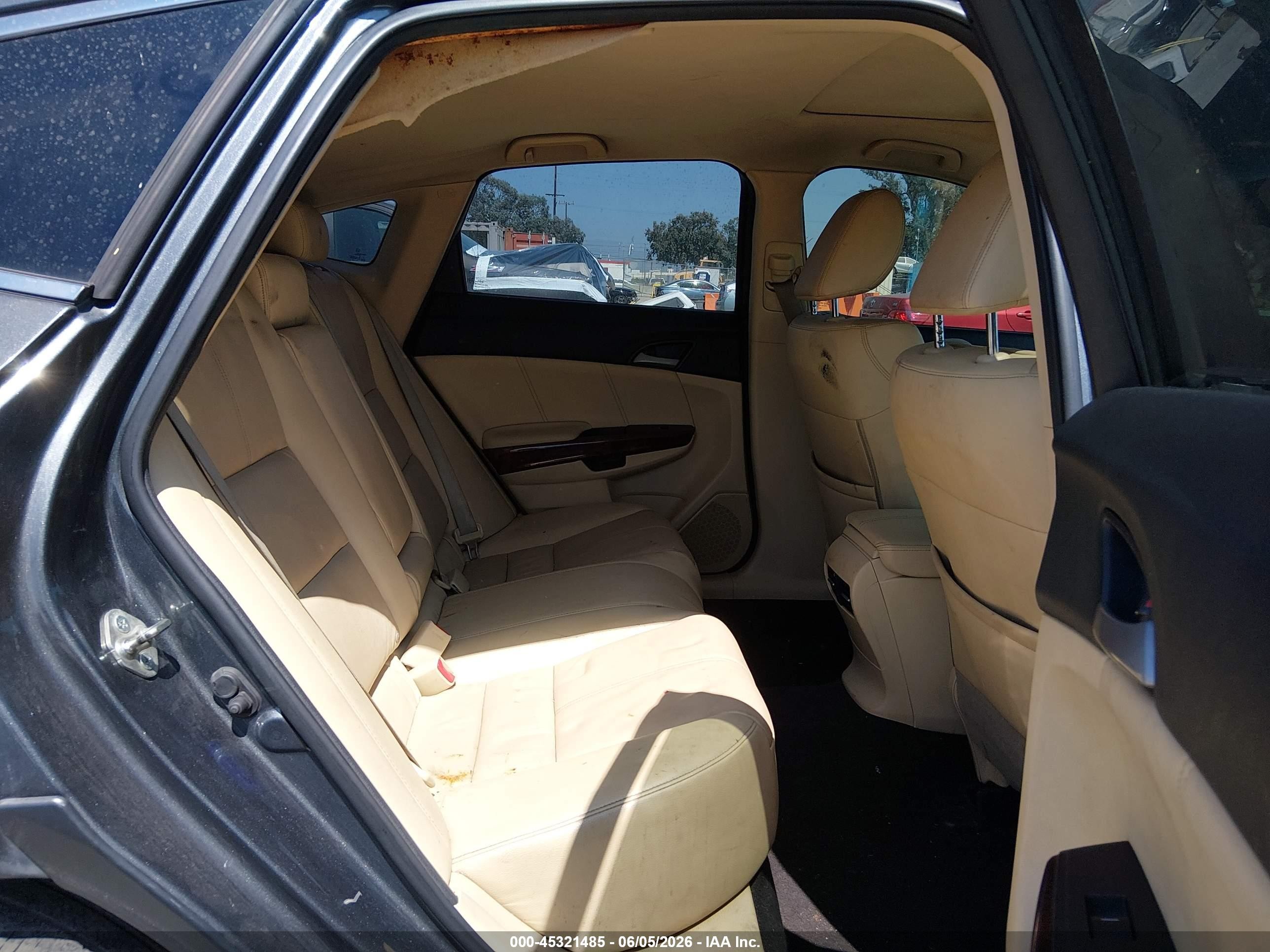 2012 Honda Crosstour Ex-l Gray vin: 5J6TF1H50CL001132