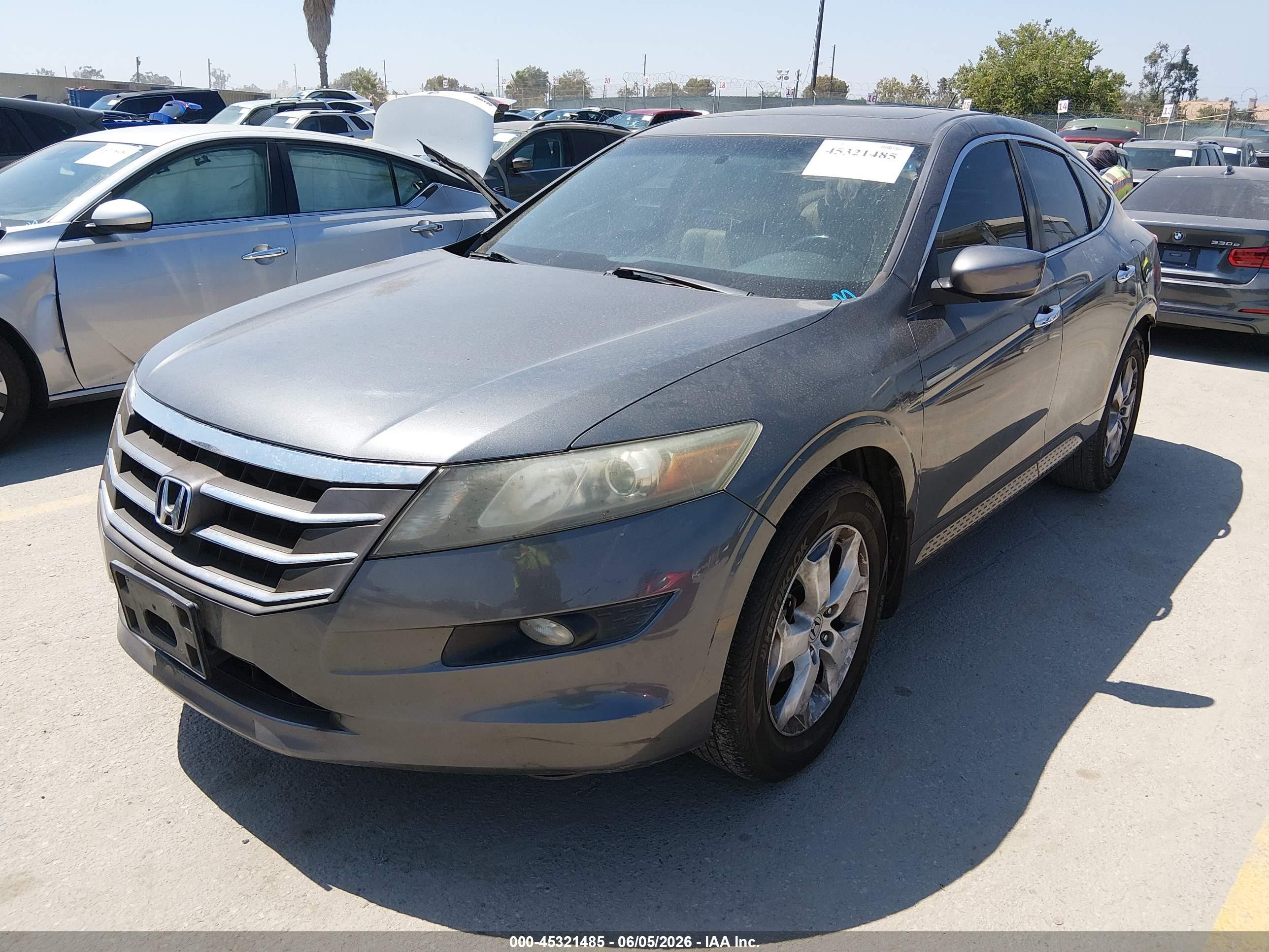 2012 Honda Crosstour Ex-l Gray vin: 5J6TF1H50CL001132