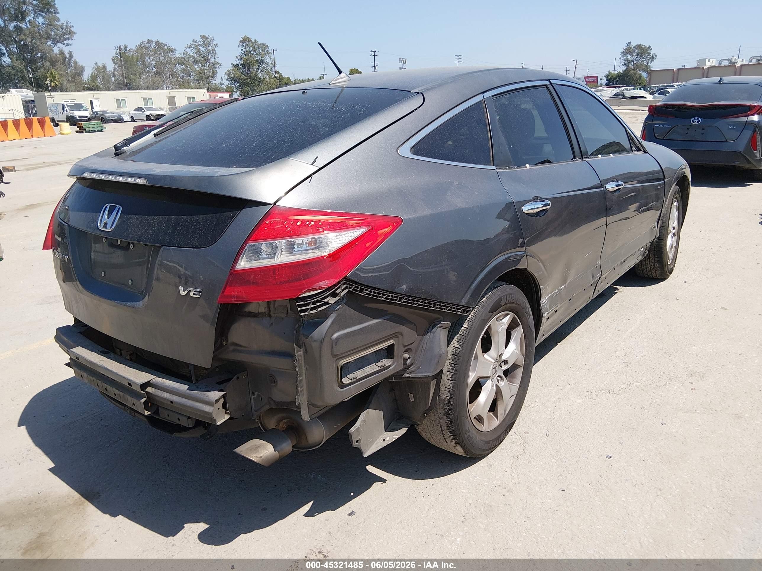 2012 Honda Crosstour Ex-l Gray vin: 5J6TF1H50CL001132
