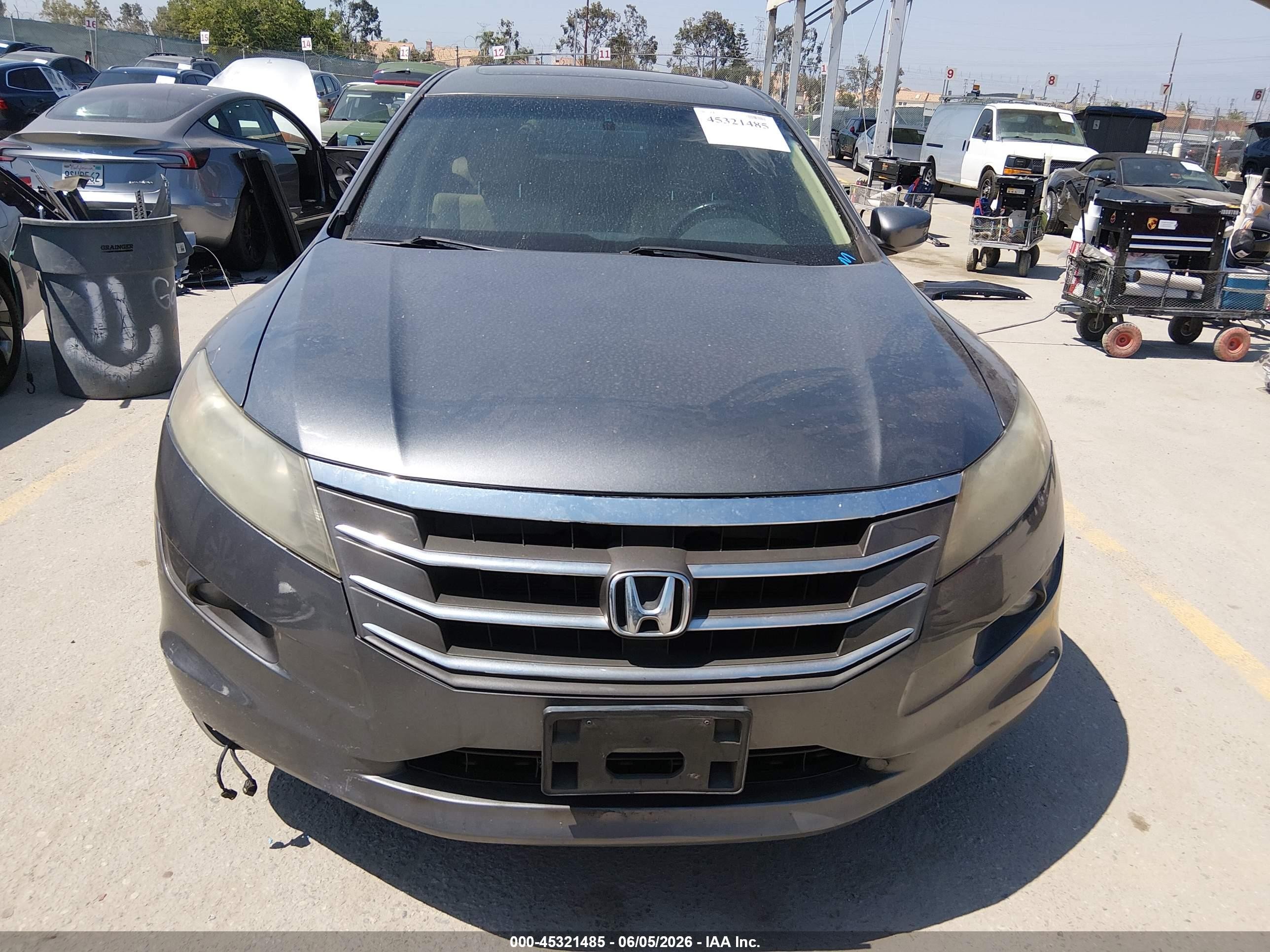2012 Honda Crosstour Ex-l Gray vin: 5J6TF1H50CL001132