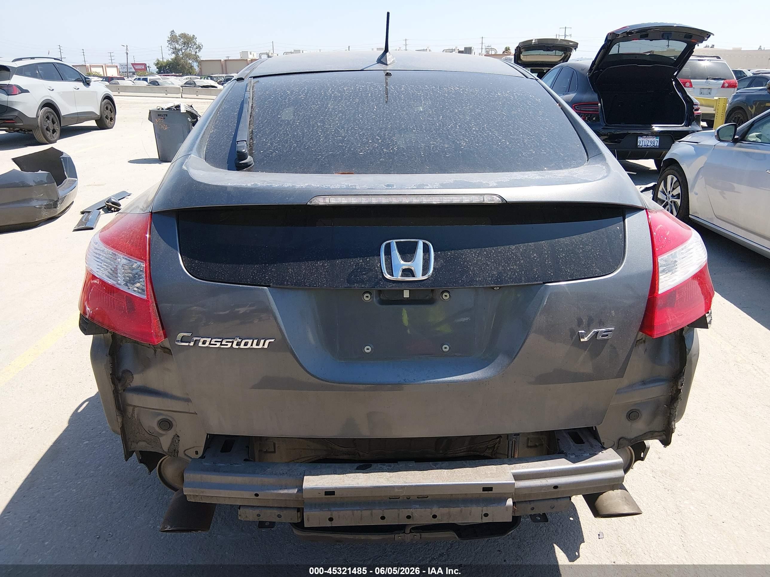 2012 Honda Crosstour Ex-l Gray vin: 5J6TF1H50CL001132