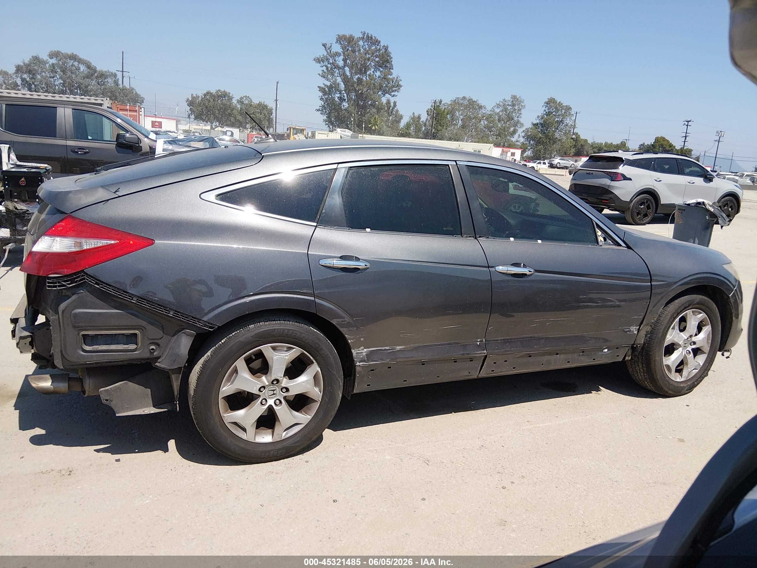 2012 Honda Crosstour Ex-l Gray vin: 5J6TF1H50CL001132