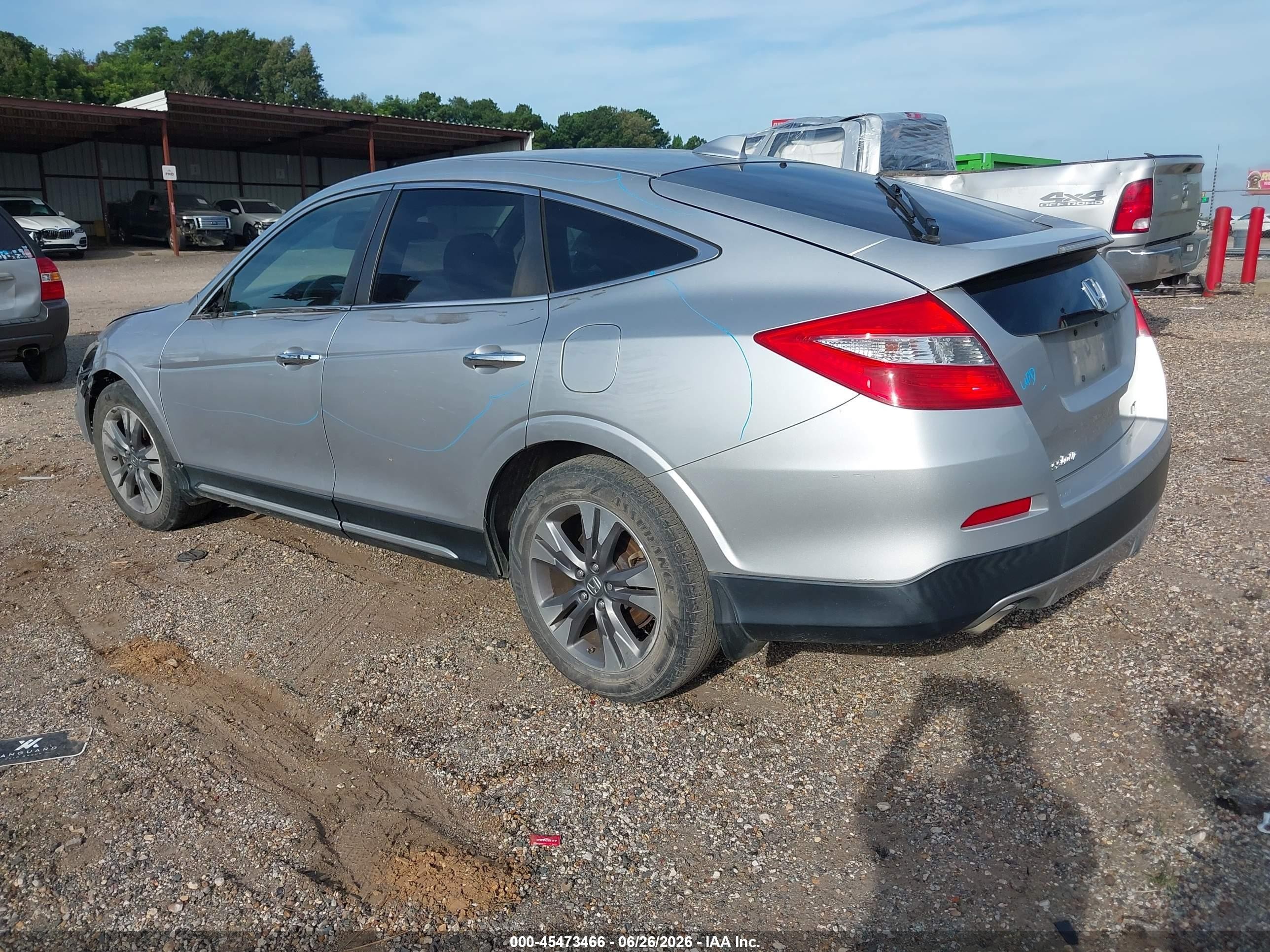 2013 Honda Crosstour Ex-l V6 Silver vin: 5J6TF1H50DL002461