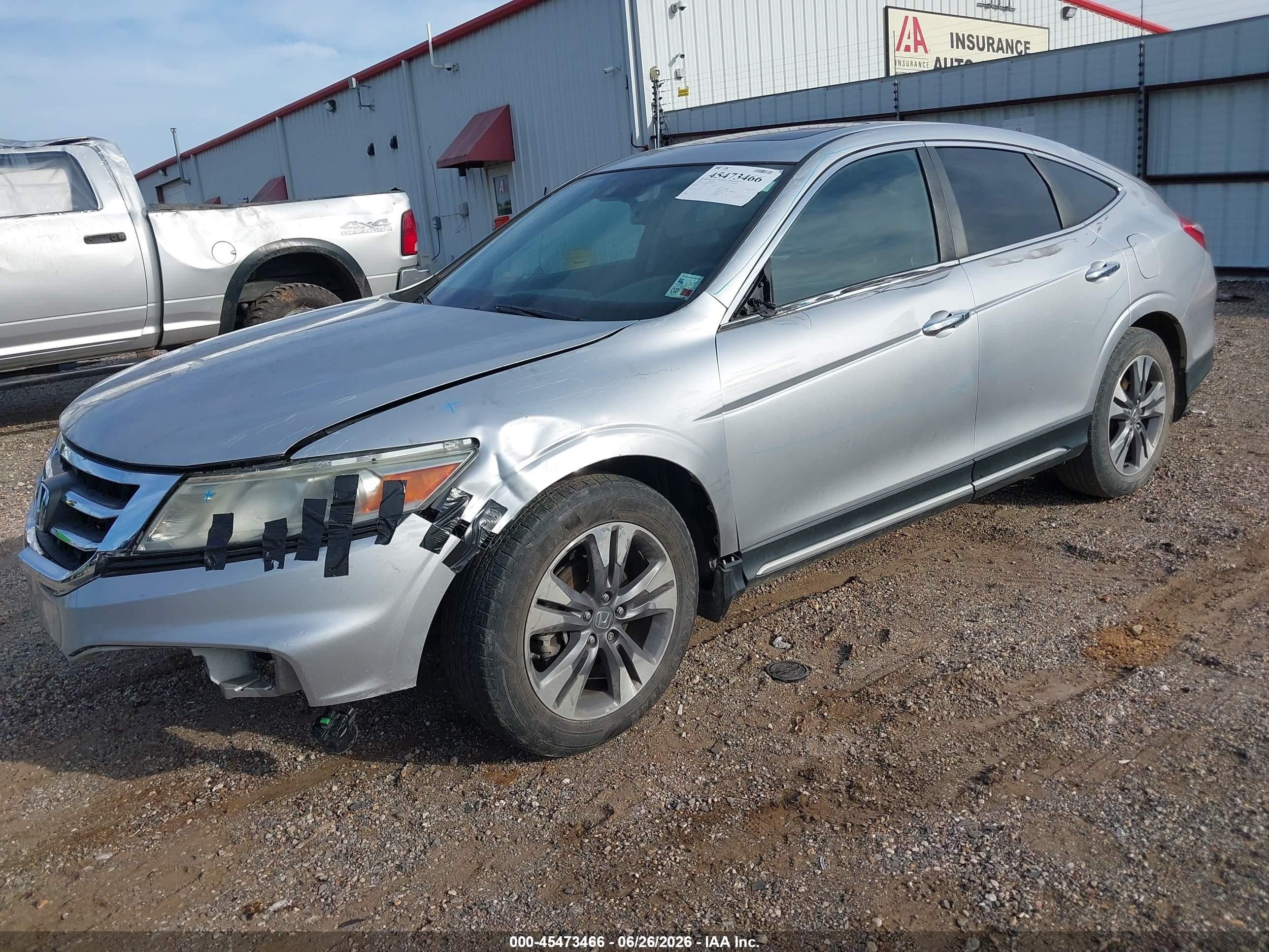 2013 Honda Crosstour Ex-l V6 Silver vin: 5J6TF1H50DL002461