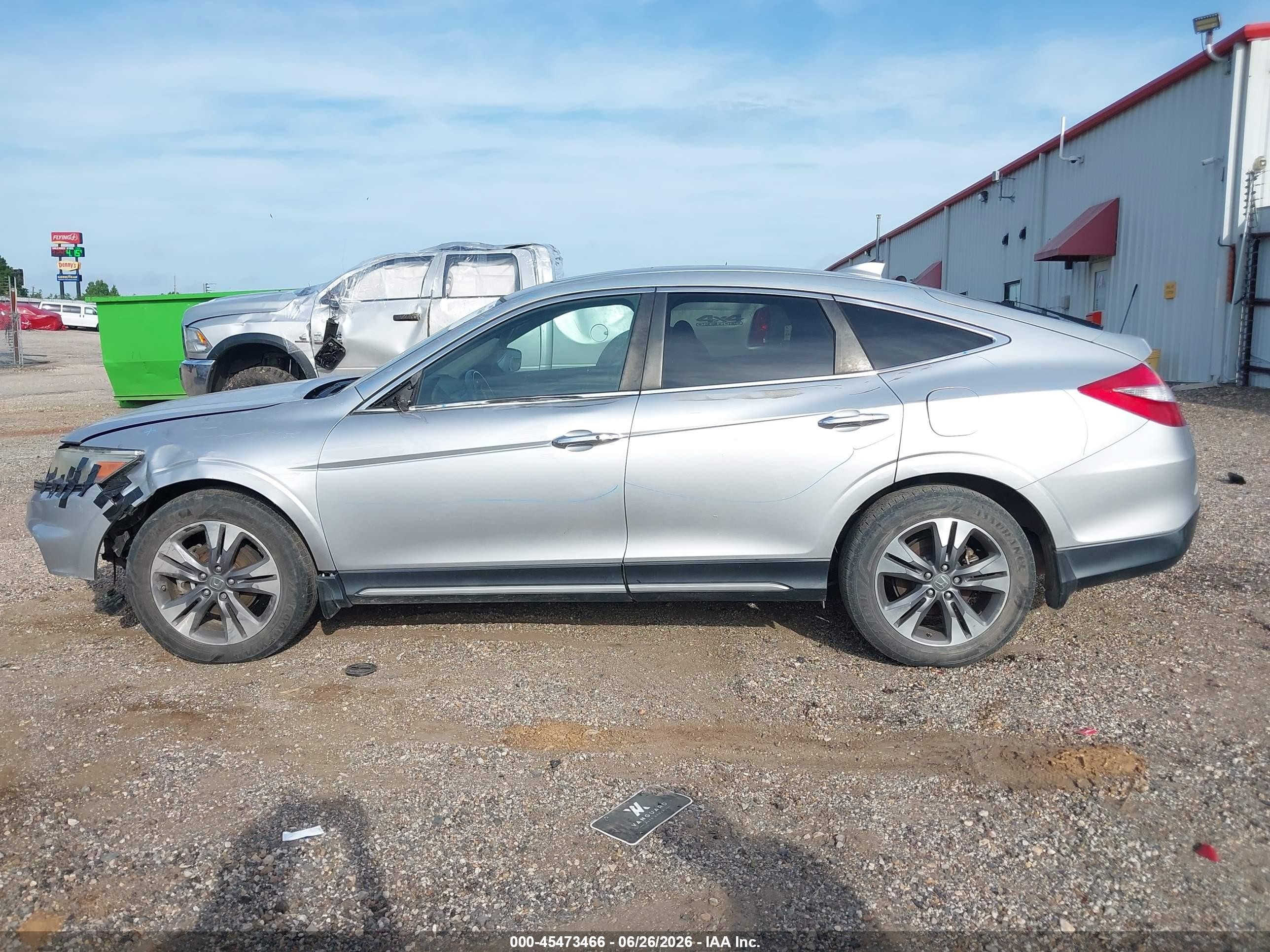 2013 Honda Crosstour Ex-l V6 Silver vin: 5J6TF1H50DL002461